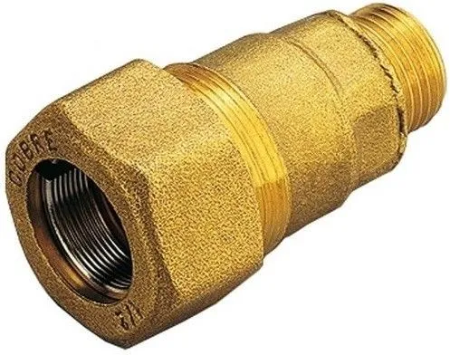 1590 Raccordo Diritto M Steel Block Tubo Ferro 1"1/2 Tiemme Racc. 1500090