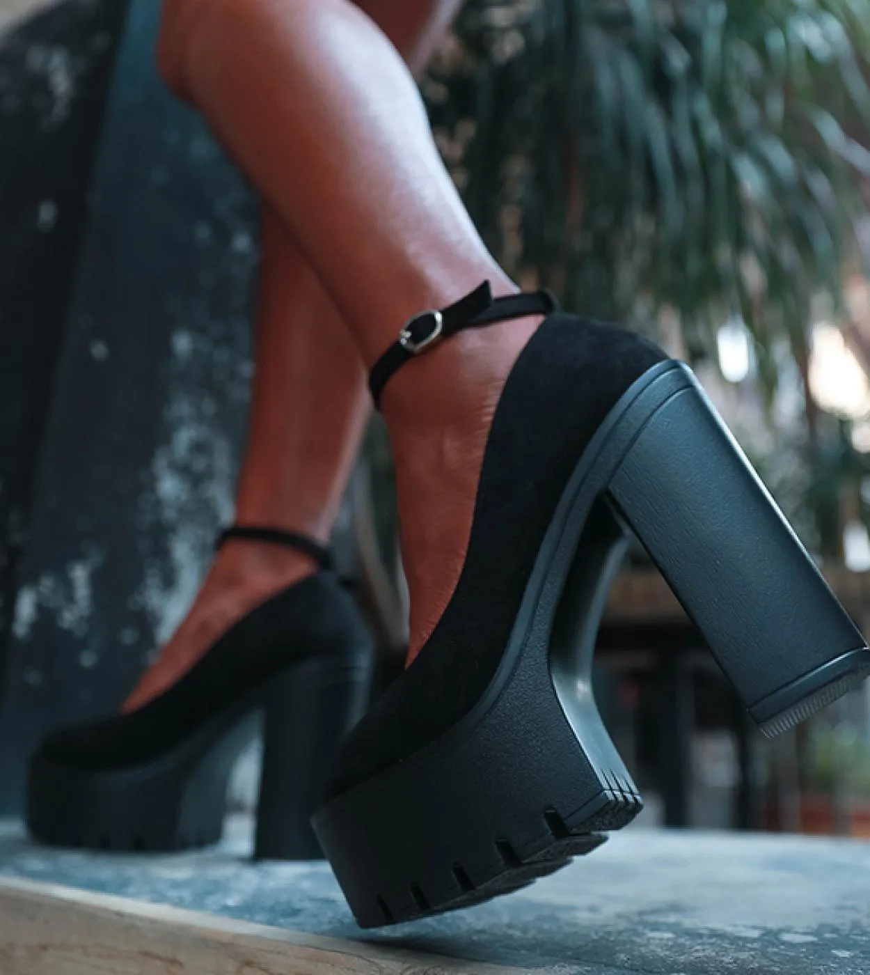 2022 Marca Blocco Tacchi Alti Chunky Piattaforma Scarpe Primavera Estate Goth Mary Jane Scarpe Da Donna Pompe Delle Donne Sandal