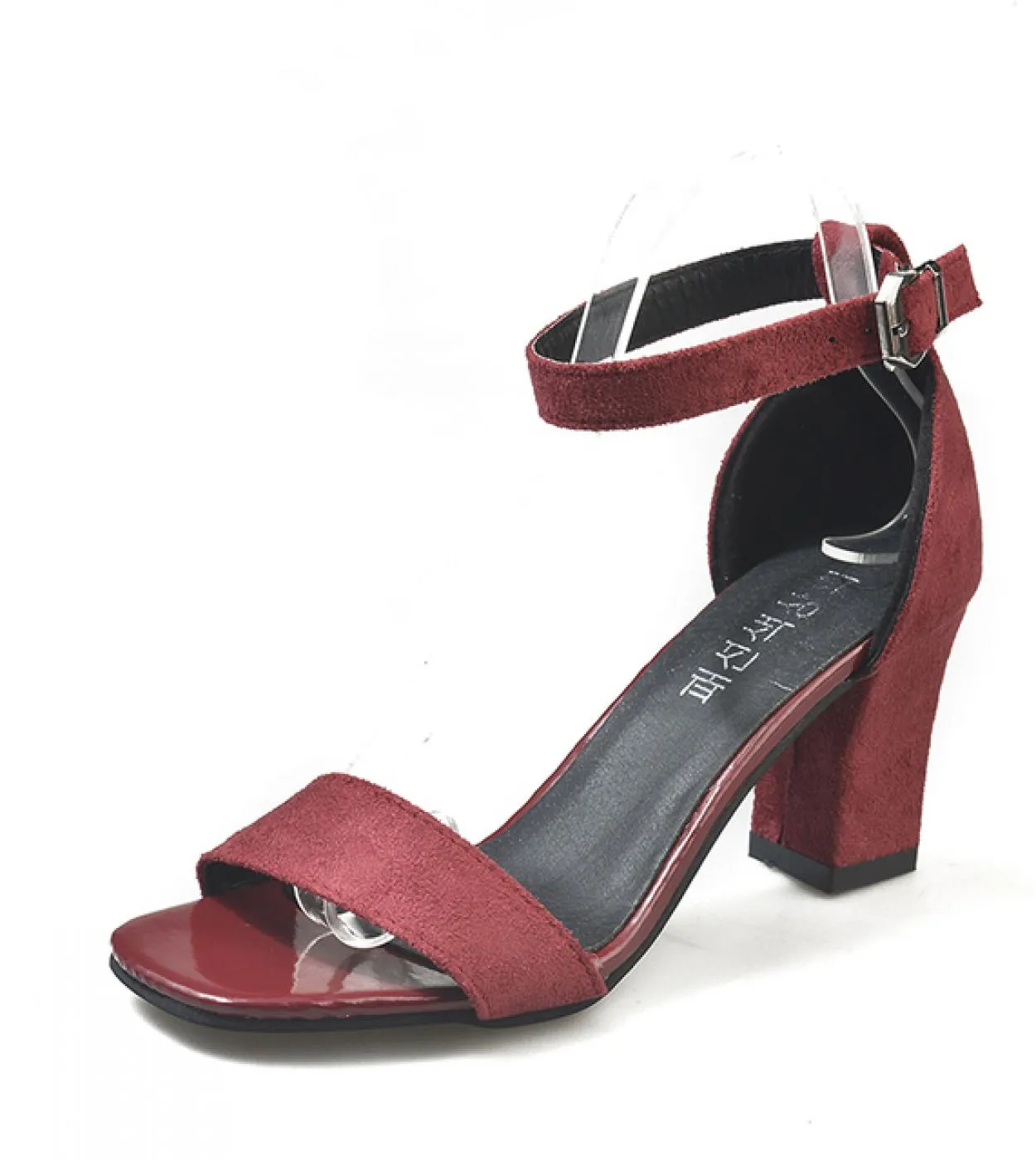 2022 Nuovo Cinturino Alla Caviglia Tacchi Delle Donne Sandali 57 Centimetri di Estate Scarpe da Donna Open Toe Chunky Tacchi Al