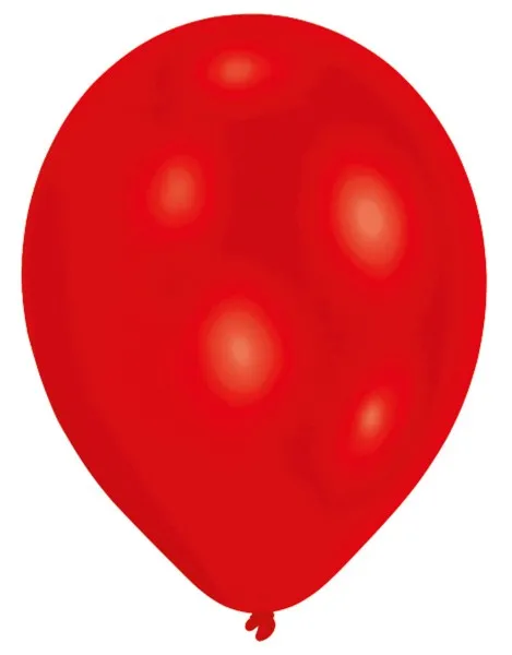 25 palloncini in lattice rosso cremisi 27,5 cm