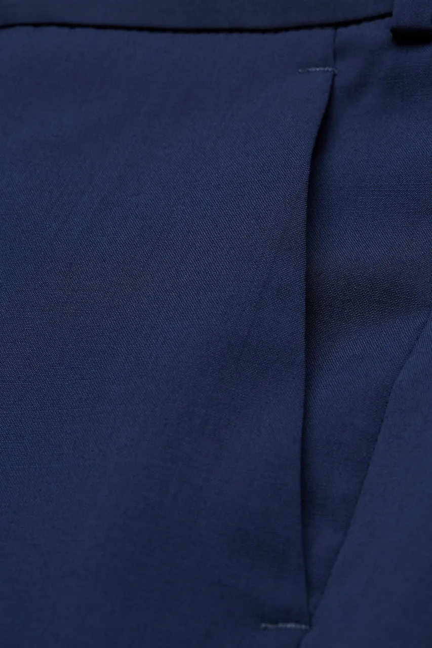 Abito slim fit digel blu napoli pura lana marzotto super 100's