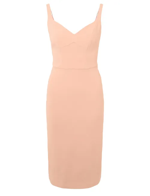 Abito tubino Elisabetta Franchi color nude