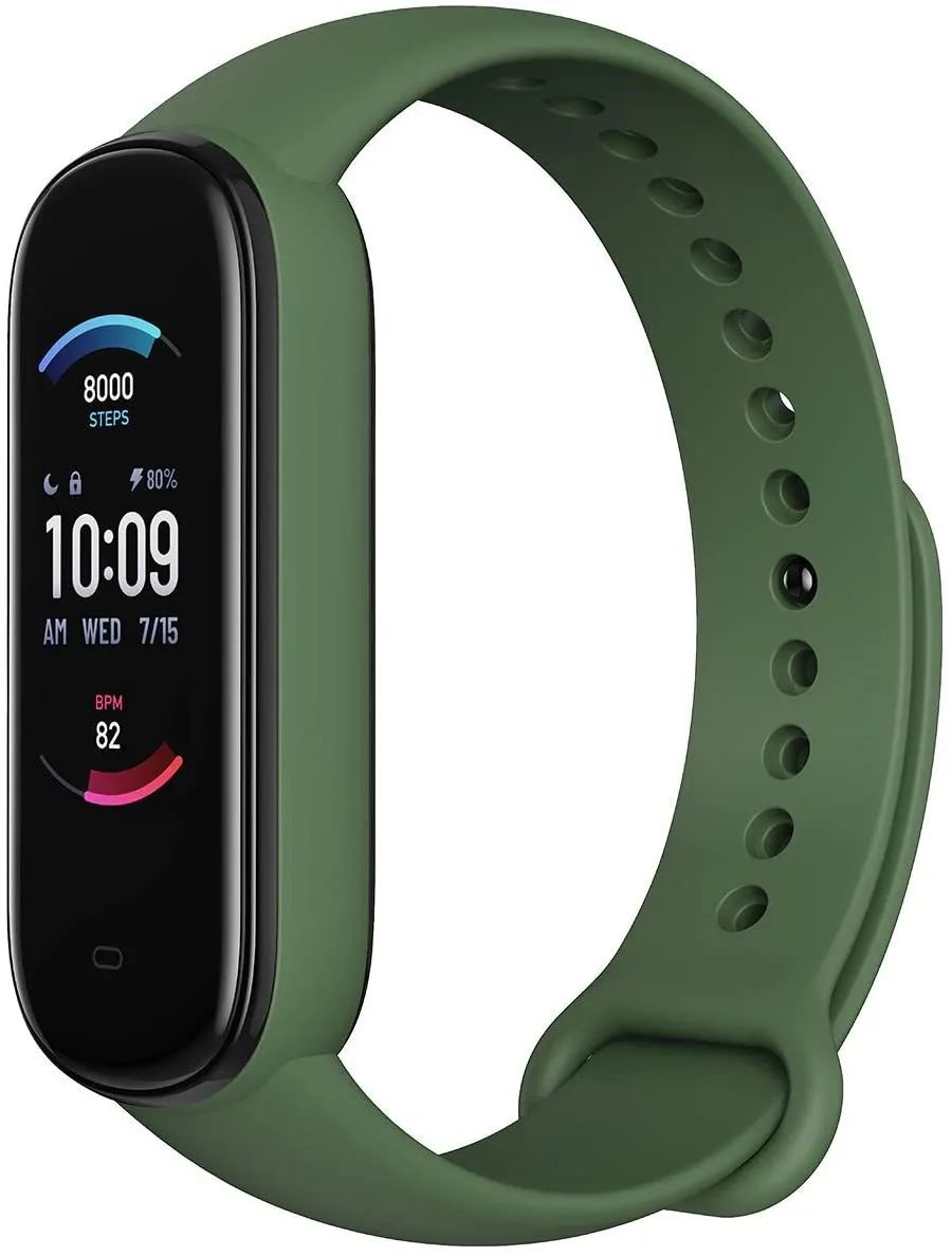 Amazfit Band 5 Smartwatch Tracker Fitness Orologio Sport Smartband con Alexa Integrato Impermeabile 5 ATM di 15 Giorni, Contapas