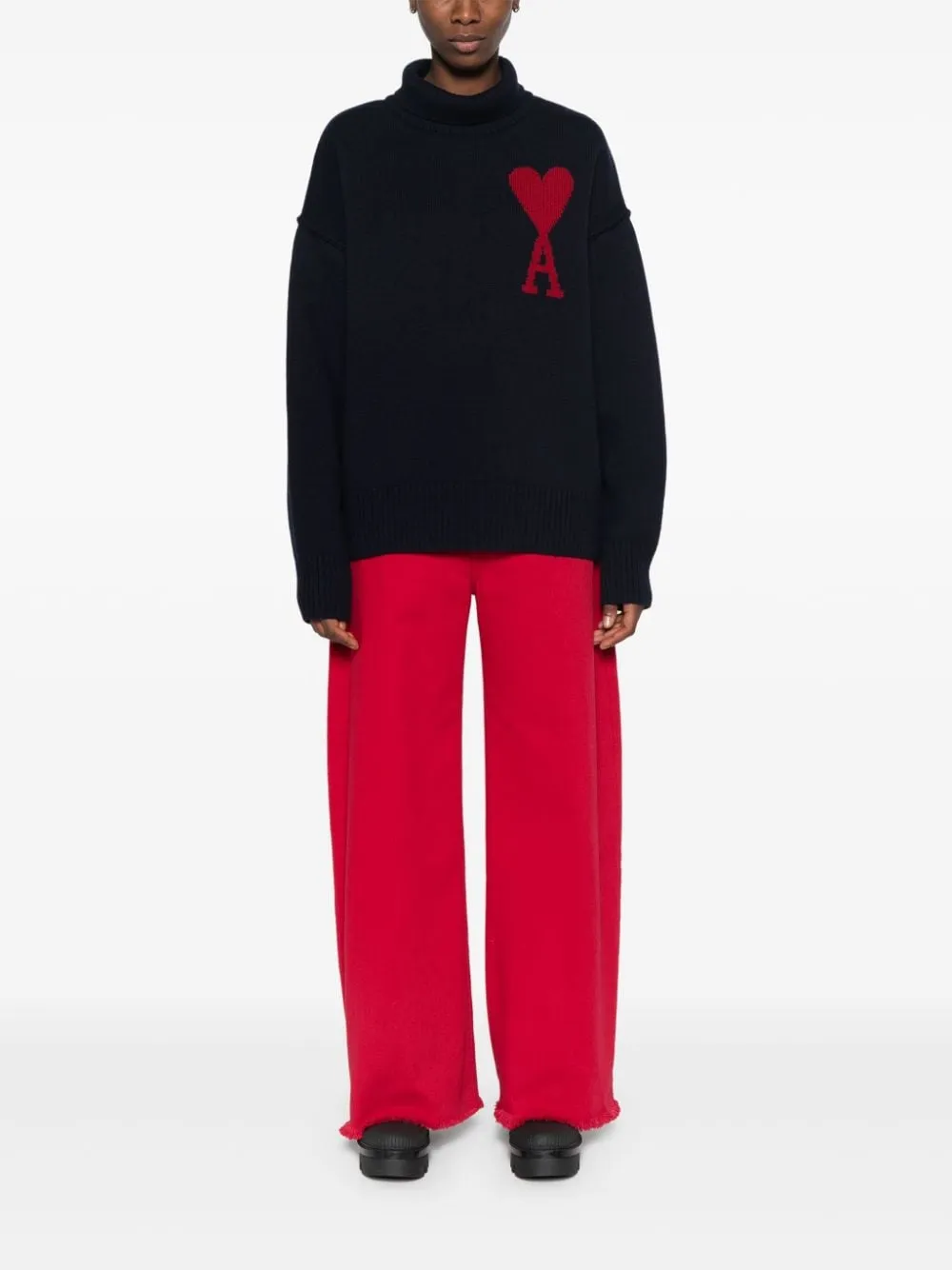 Ami paris ami de coeur lana alta maglione