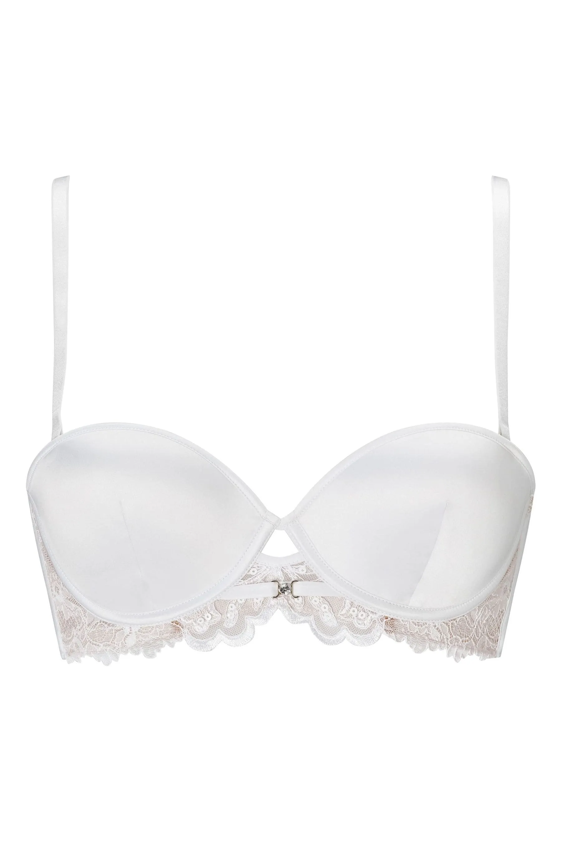 Ann Summers The Icon - Reggiseno a balconcino multiposizione in Satin imbottito senza spalline