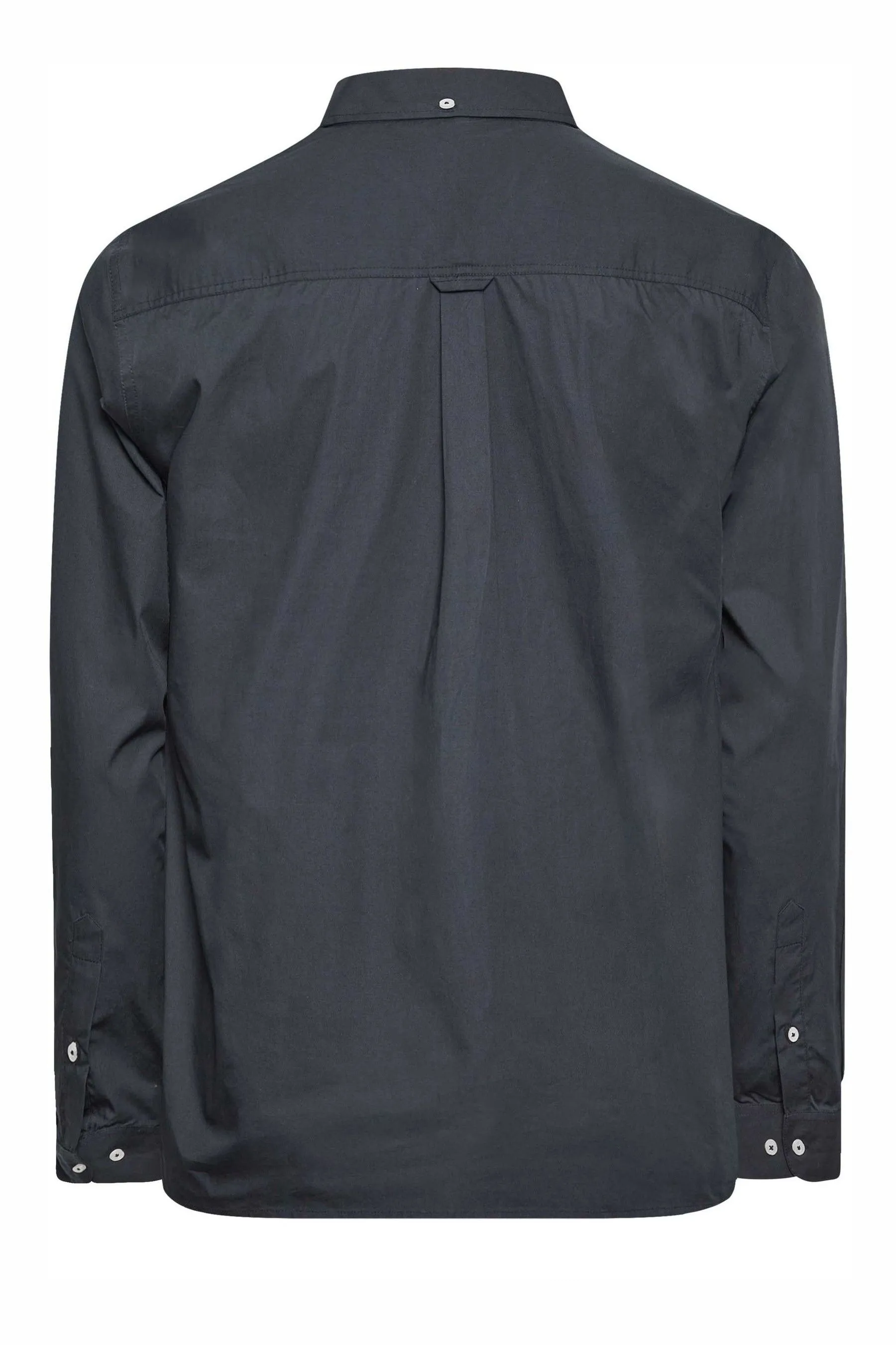 BadRhino Big & Tall 100% Camicia a maniche lunghe in popeline di cotone    