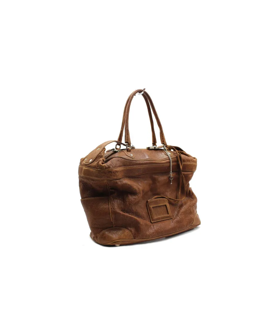 Balenciaga Bauletto Pelle Marrone