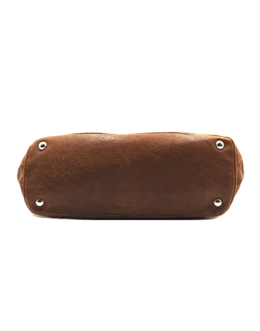 Balenciaga Bauletto Pelle Marrone