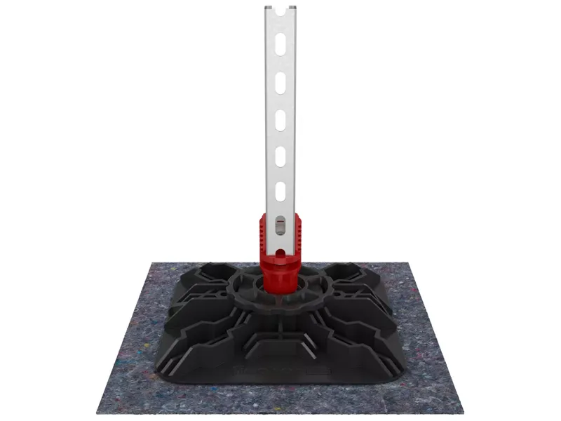 Base ad inclinazione variabile Fischer FFRBH per tetti piani, 340x340mm (2pz)