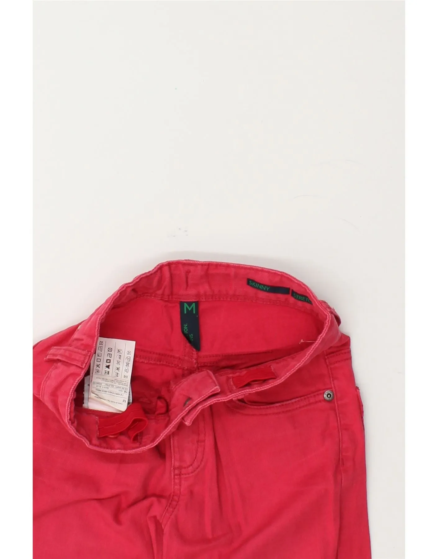 BENETTON Girls Casual Shorts 7-8 Years W24 Pink Cotton