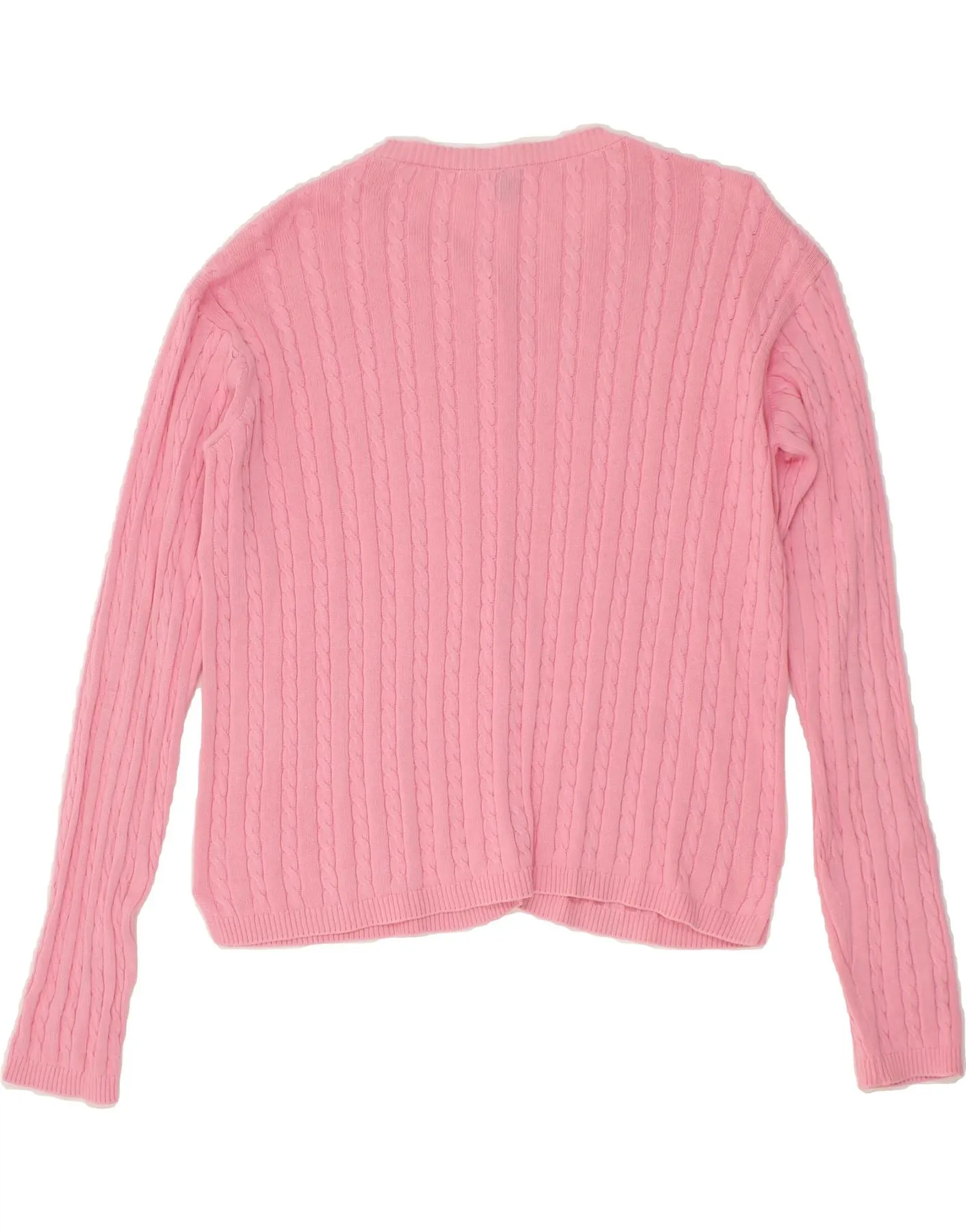 BENETTON Womens Cardigan Sweater UK 12 Medium Pink