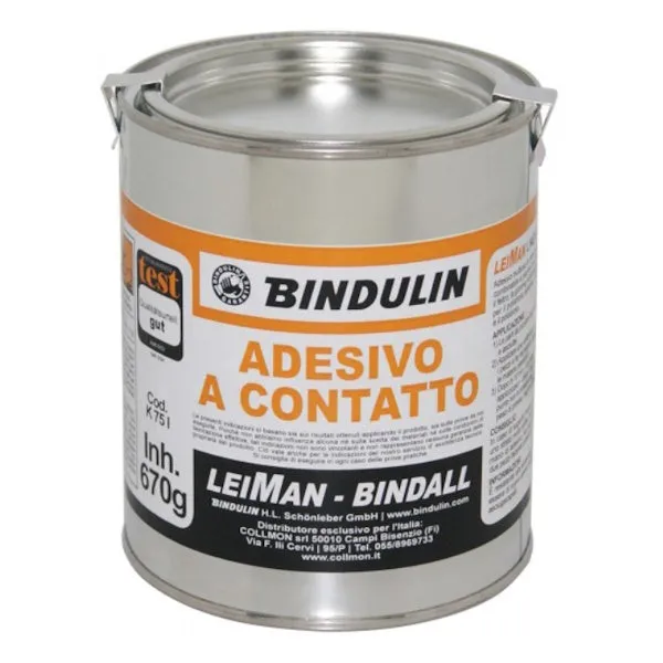 BINDULIN KONTAKT KLEBER INCOLLATUTTO MASTICE BARATTOLO DA GR 630
