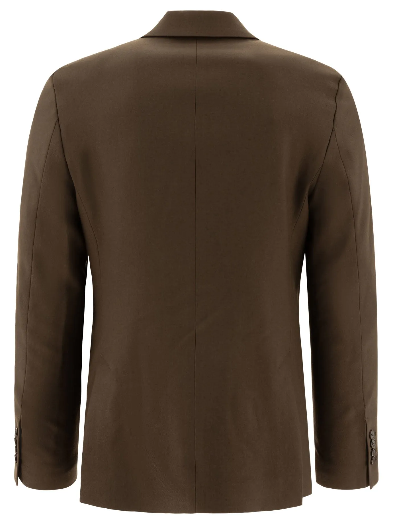 Blazer a doppio petto di lana di lana ami paris