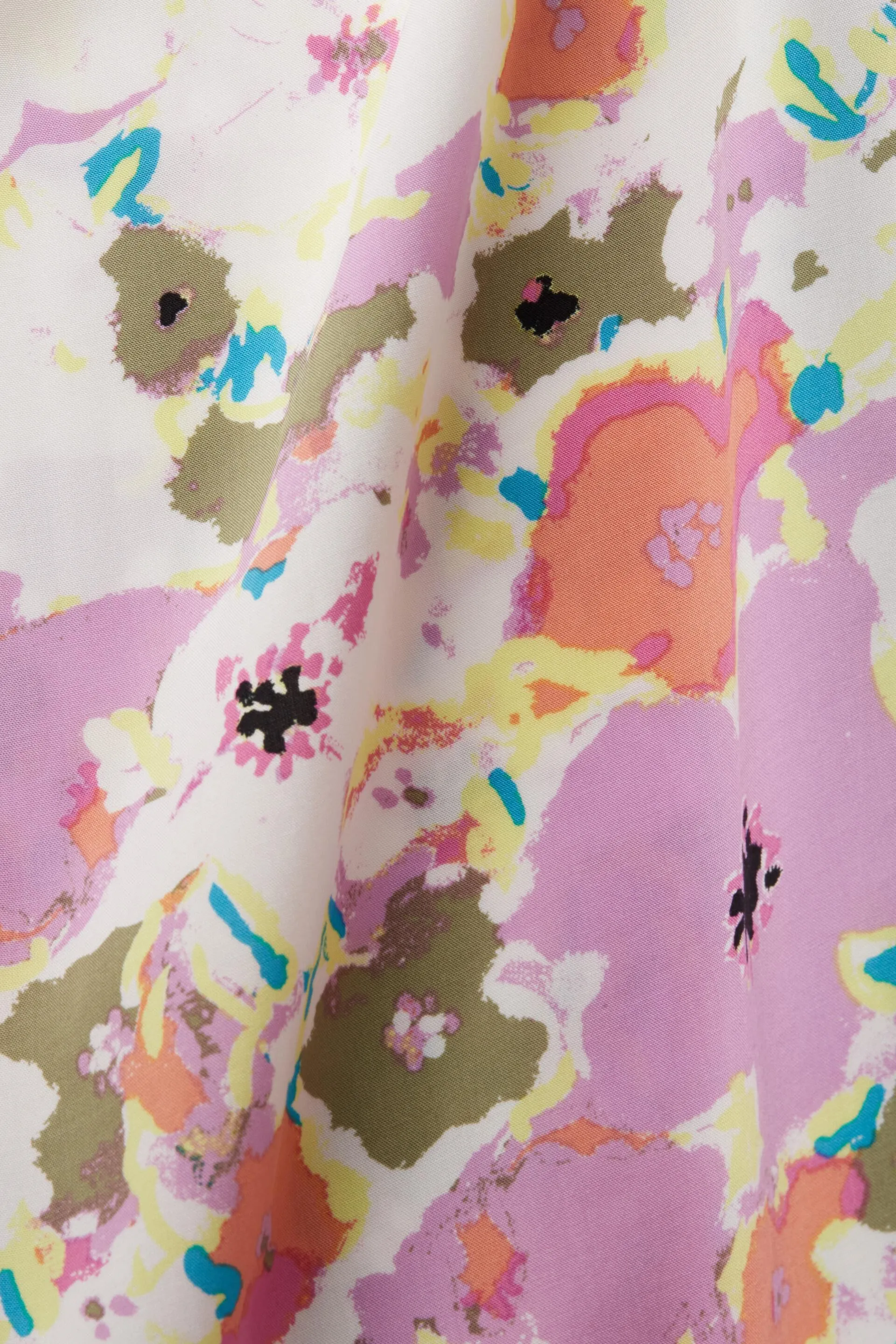 Blusa senza maniche a fantasia, LENZING™ ECOVERO™