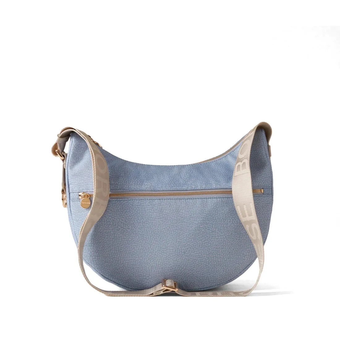 Borsa media Borbonese Luna Bag topazio in nylon OP riciclato