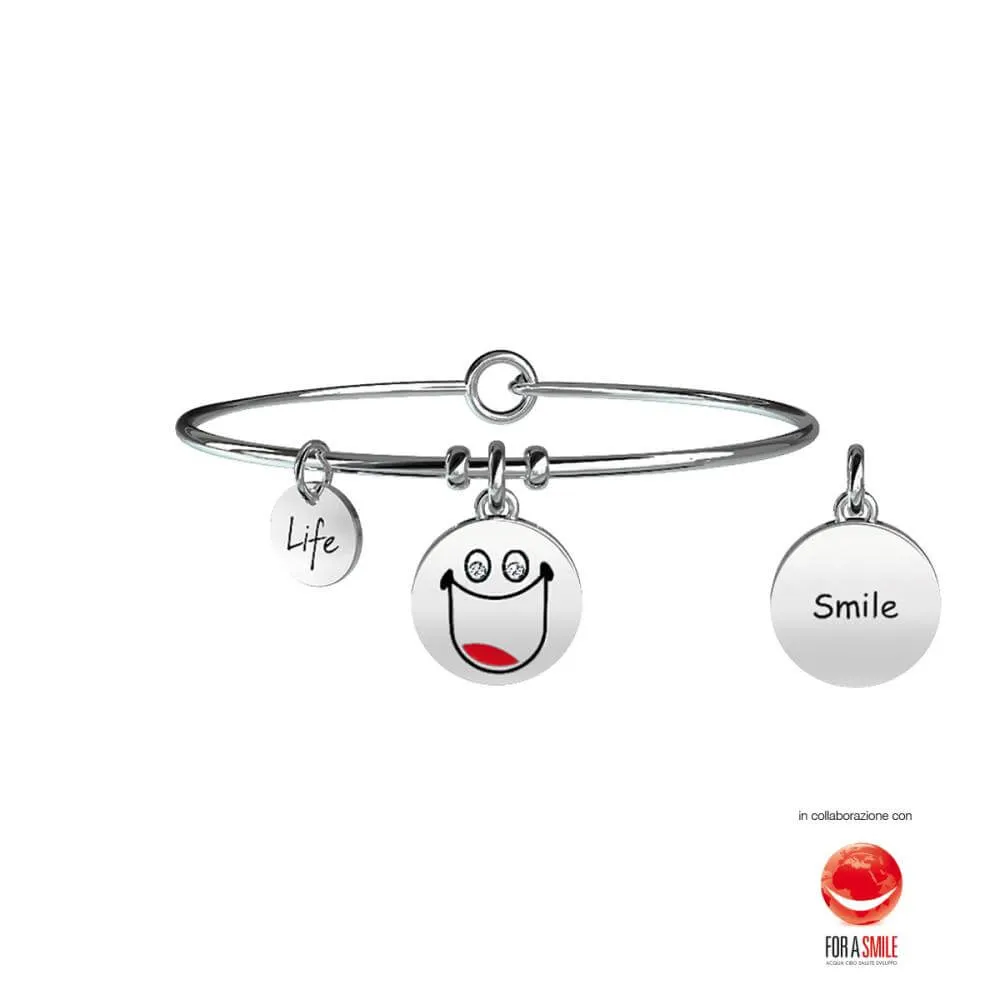 Bracciale Kidult in Acciaio Emoticon | Smile – Symbols – 231675
