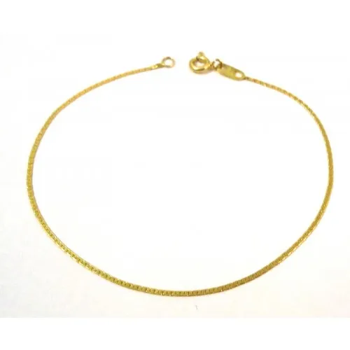 BRACCIALE UNISEX IN ORO GIALLO 18 KT