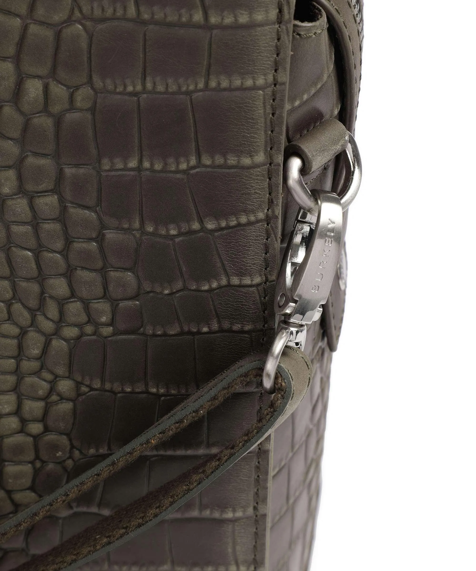  Burkely Cool Colbie Borsa shopper 15″ pelle in rilievo verde scuro  