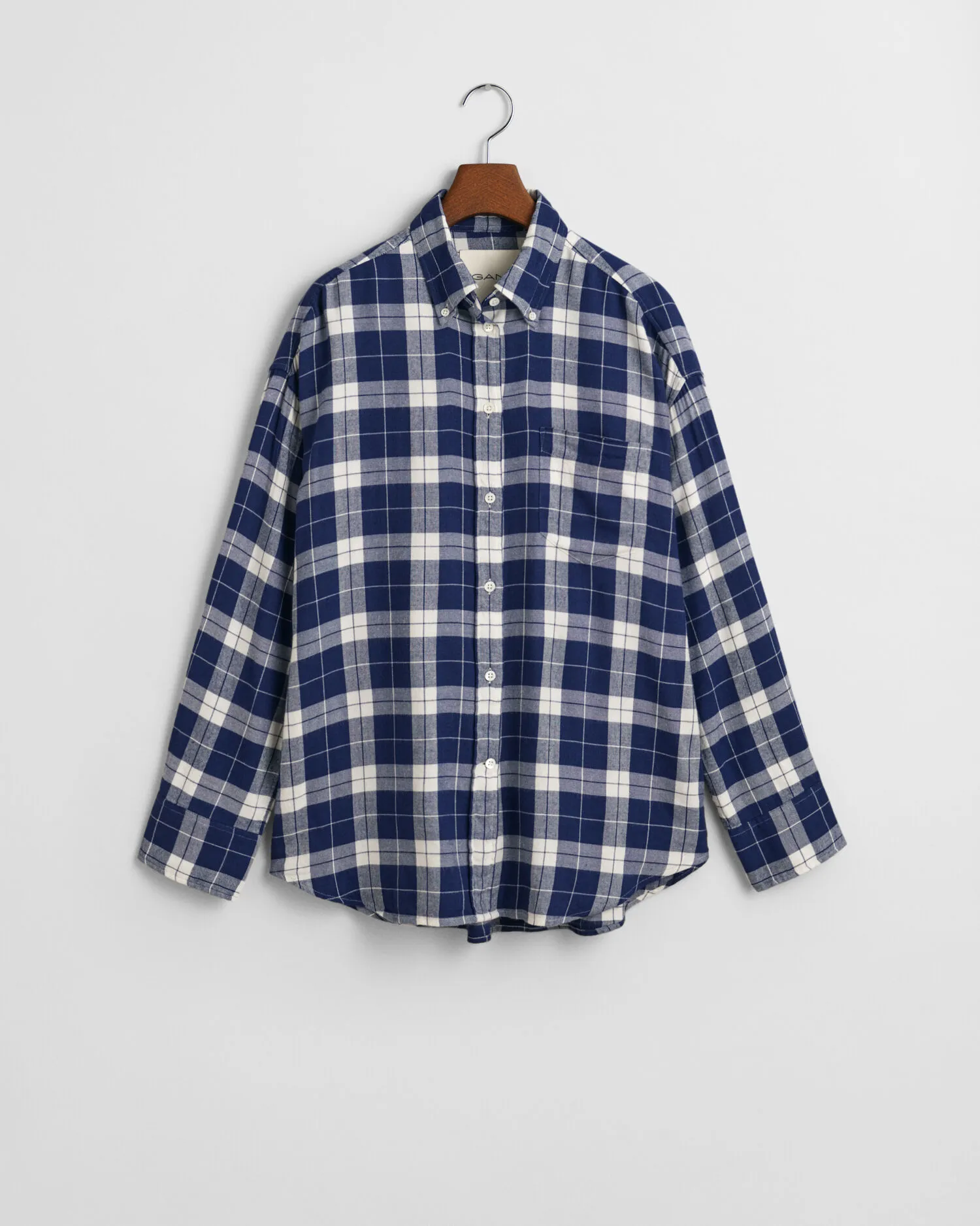 Camicia a quadri in flanella oversize    