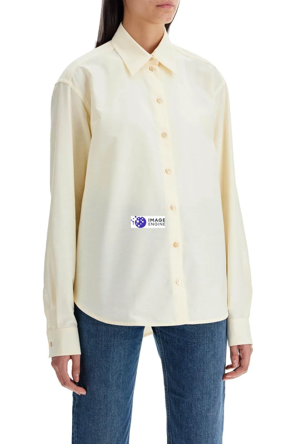 Camicia ampia in Oxford organico