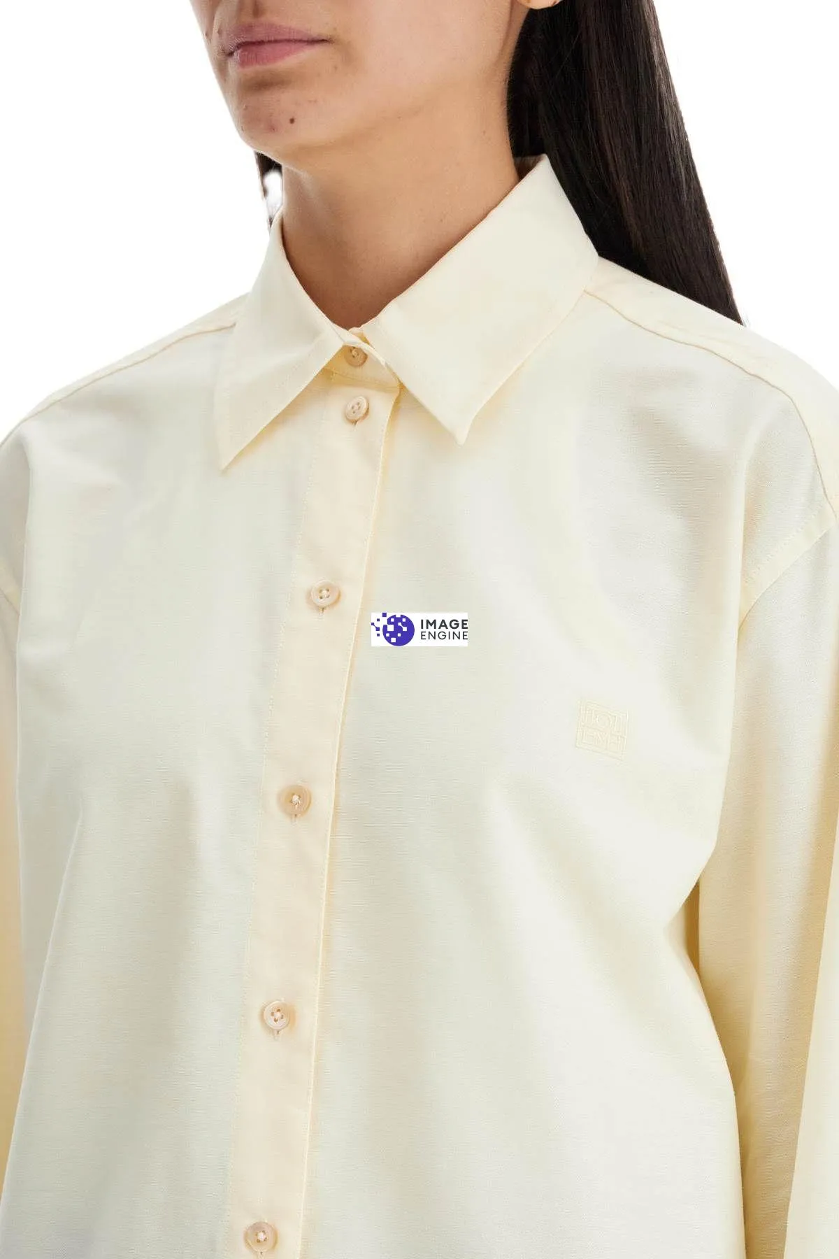 Camicia ampia in Oxford organico