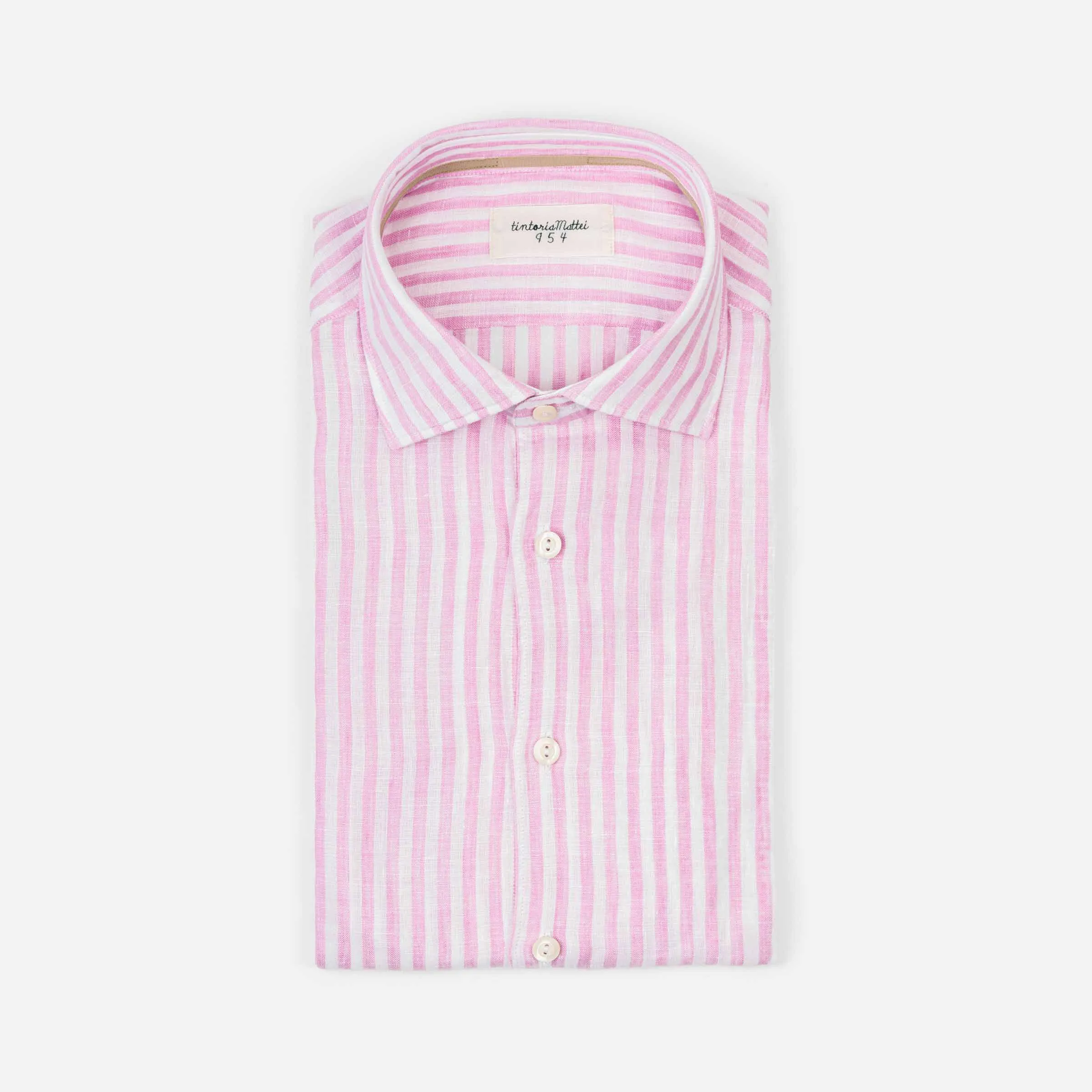Camicia bastoncino in lino