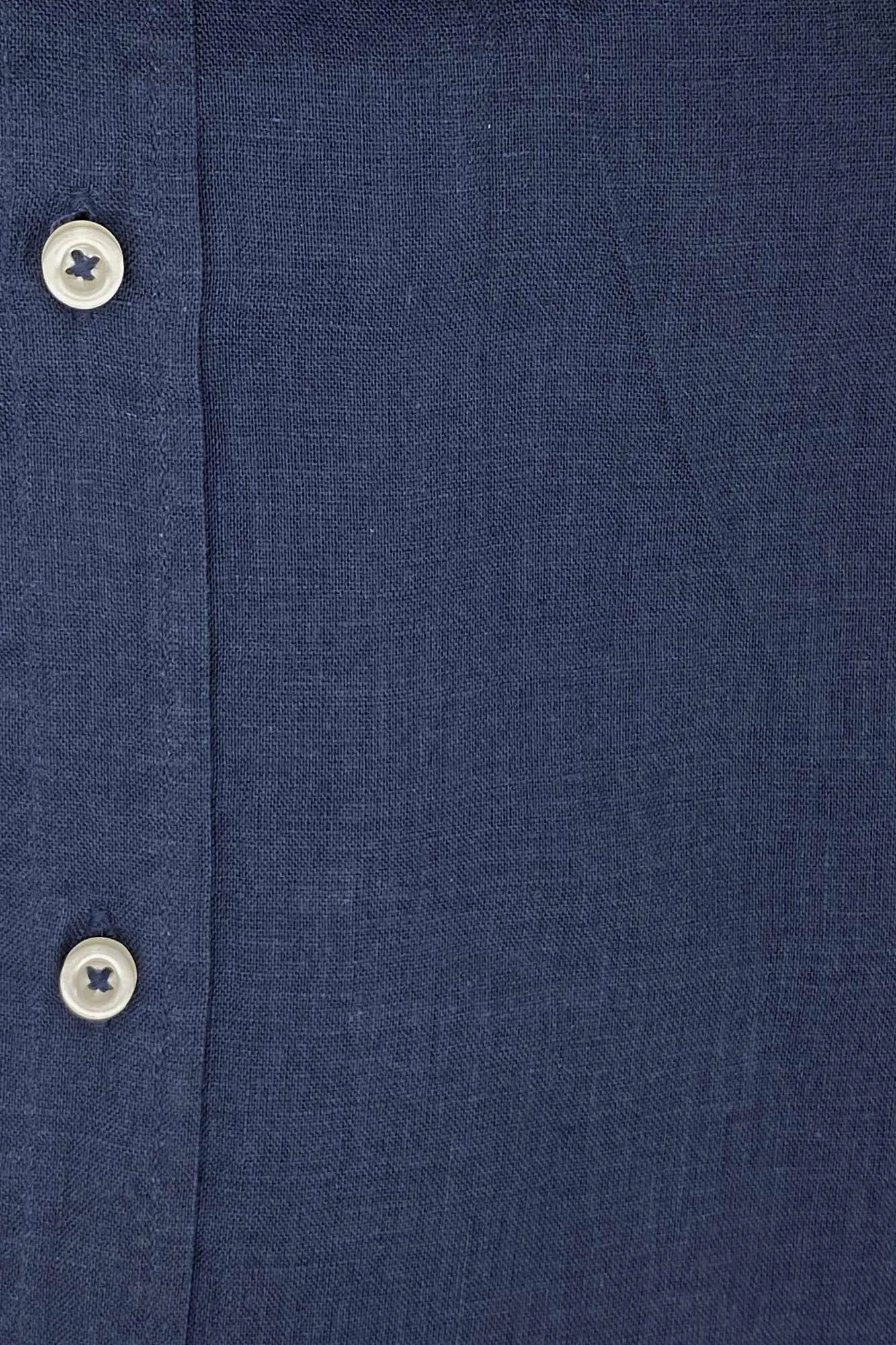 Camicia blu in lino