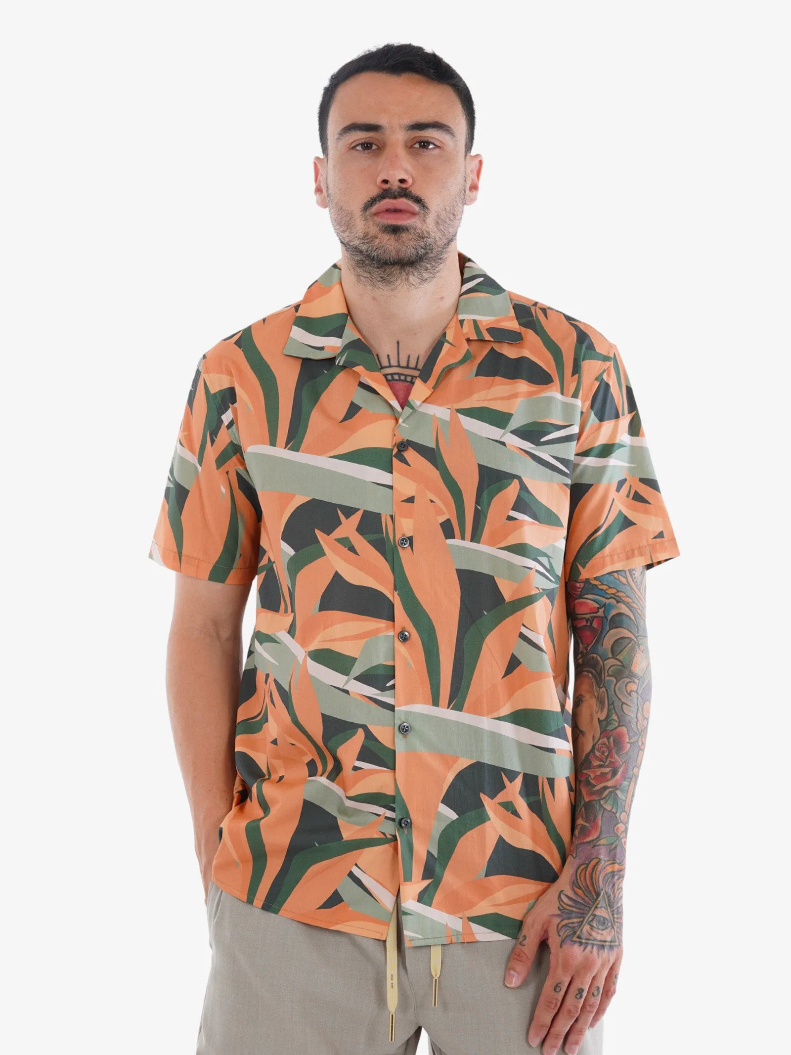 Camicia bowling uomo multicolore