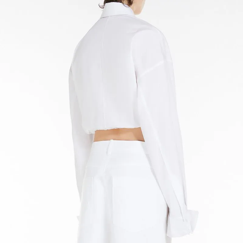 Camicia boxy con coulisse Sarong 