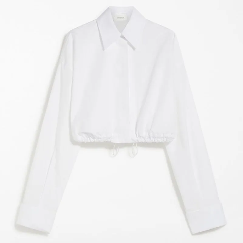 Camicia boxy con coulisse Sarong 