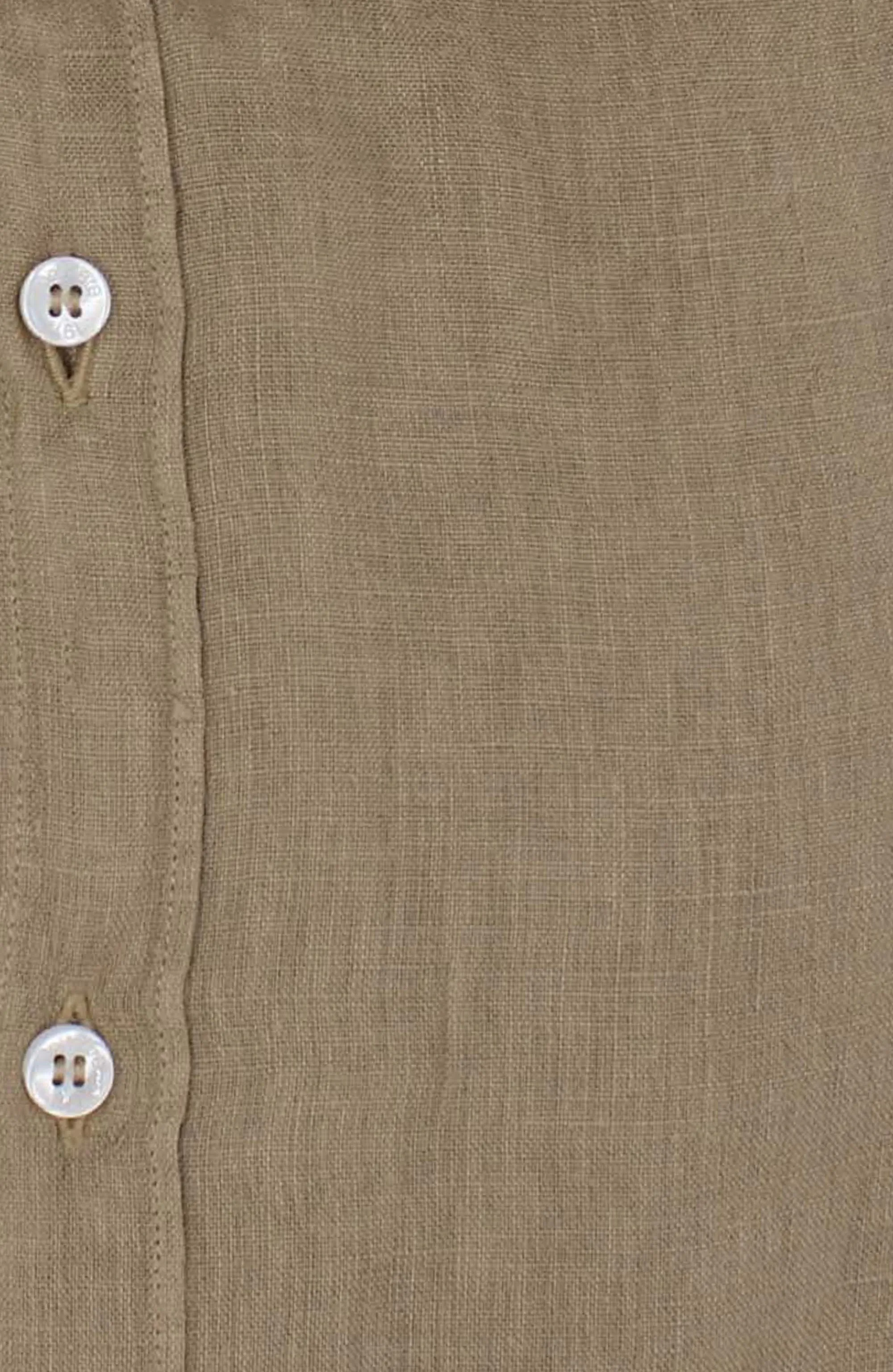 camicia cammello in lino