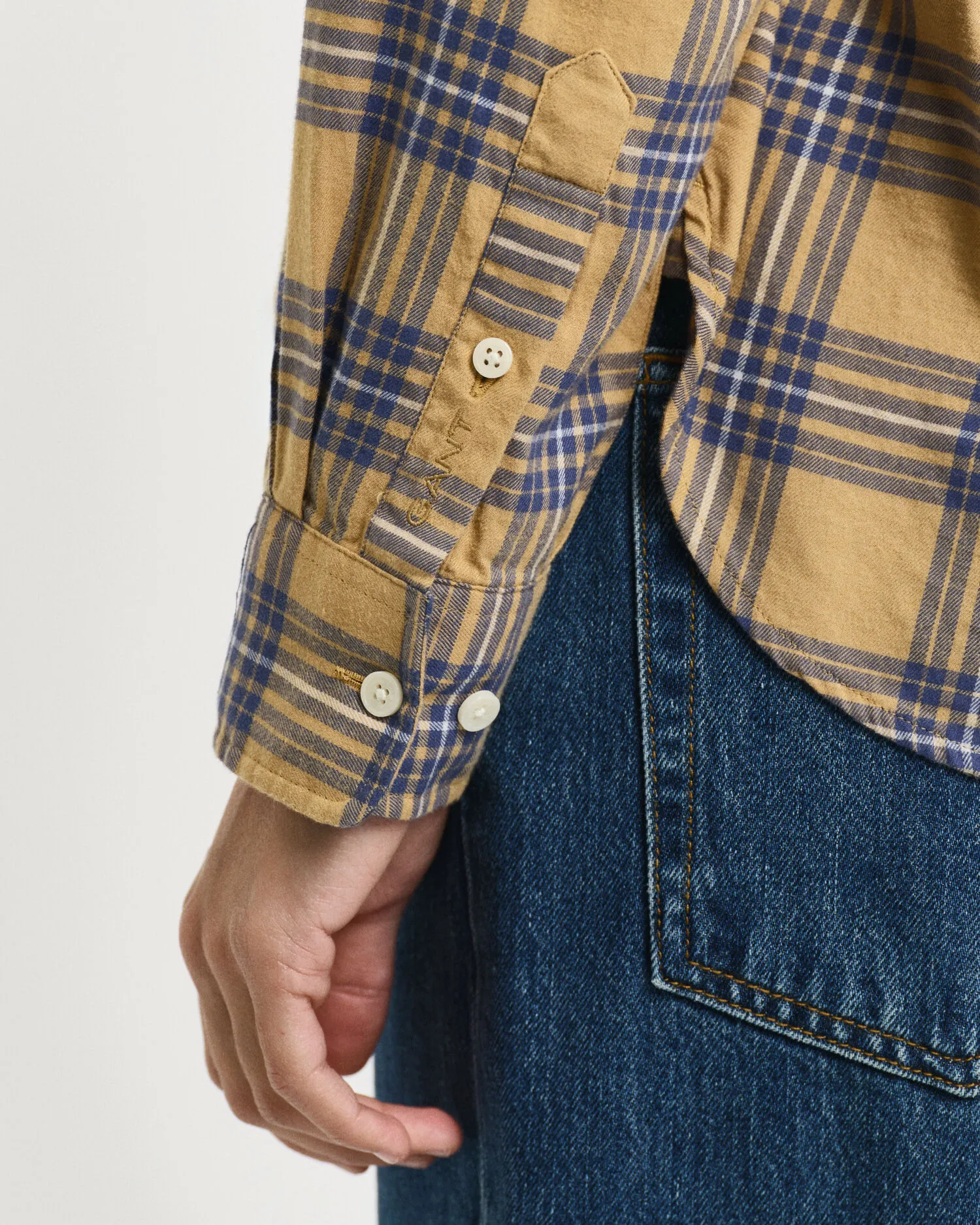 Camicia in flanella a quadri regular fit    