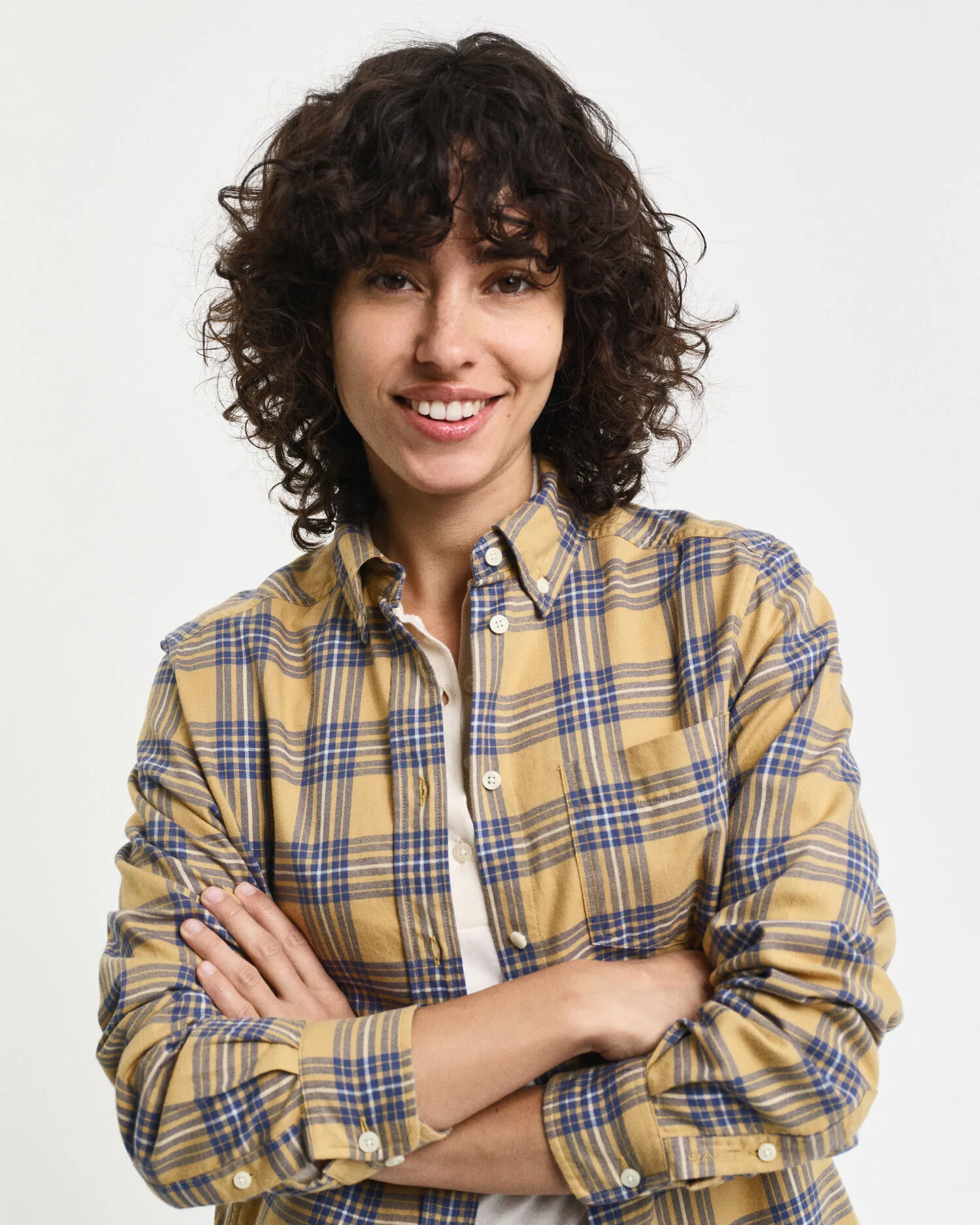 Camicia in flanella a quadri regular fit    