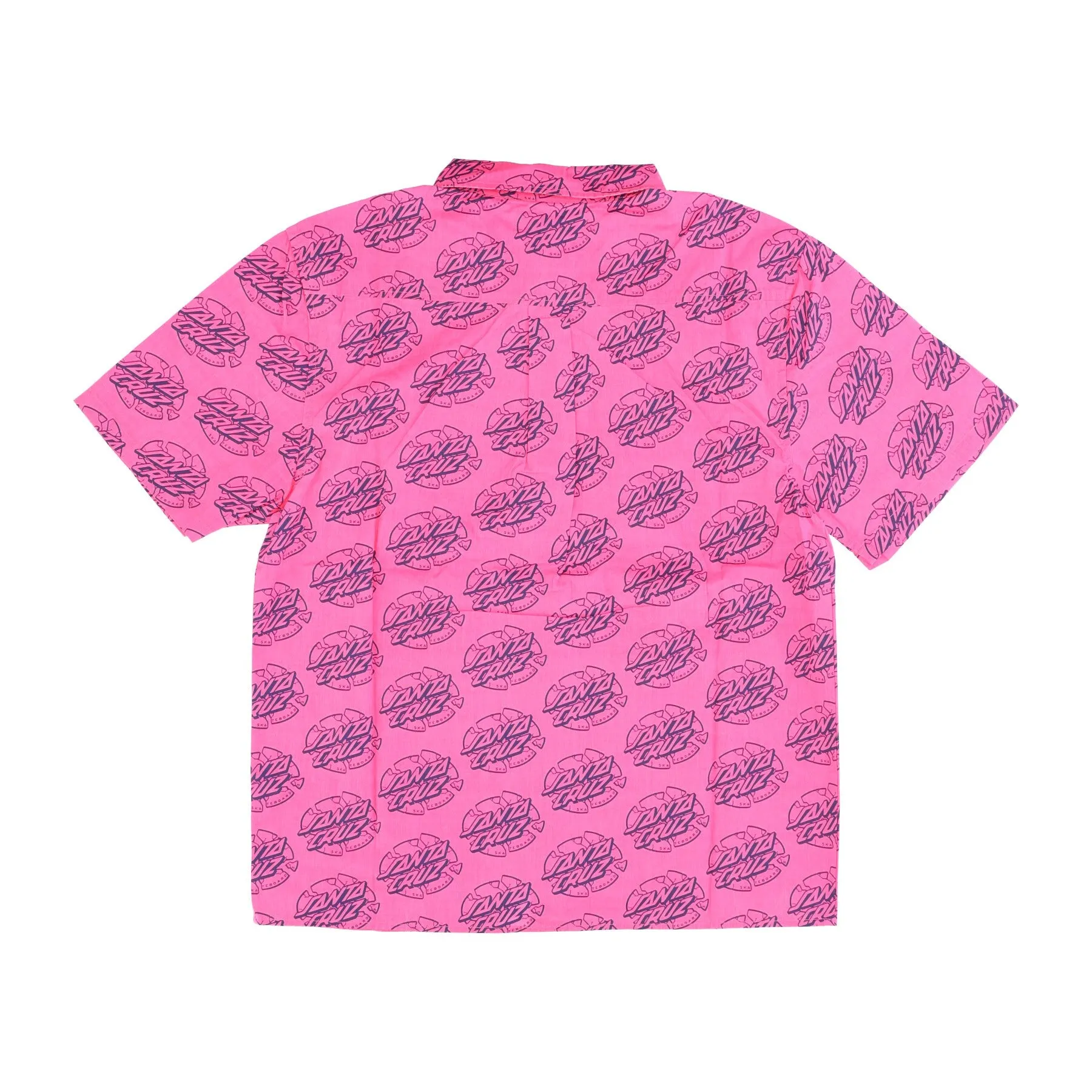 Camicia Manica Corta Uomo Broken Dot Tee Hot Pink
