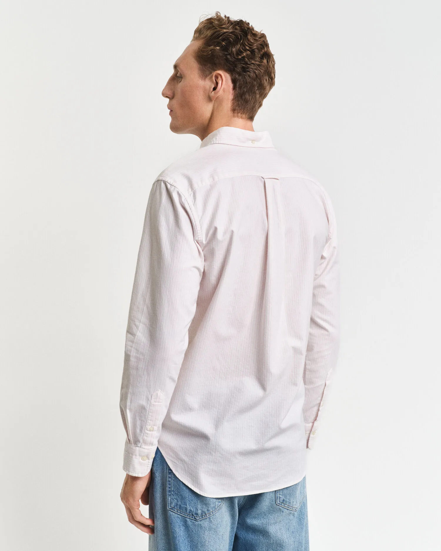 Camicia Oxford classica a righe Banker regular fit    