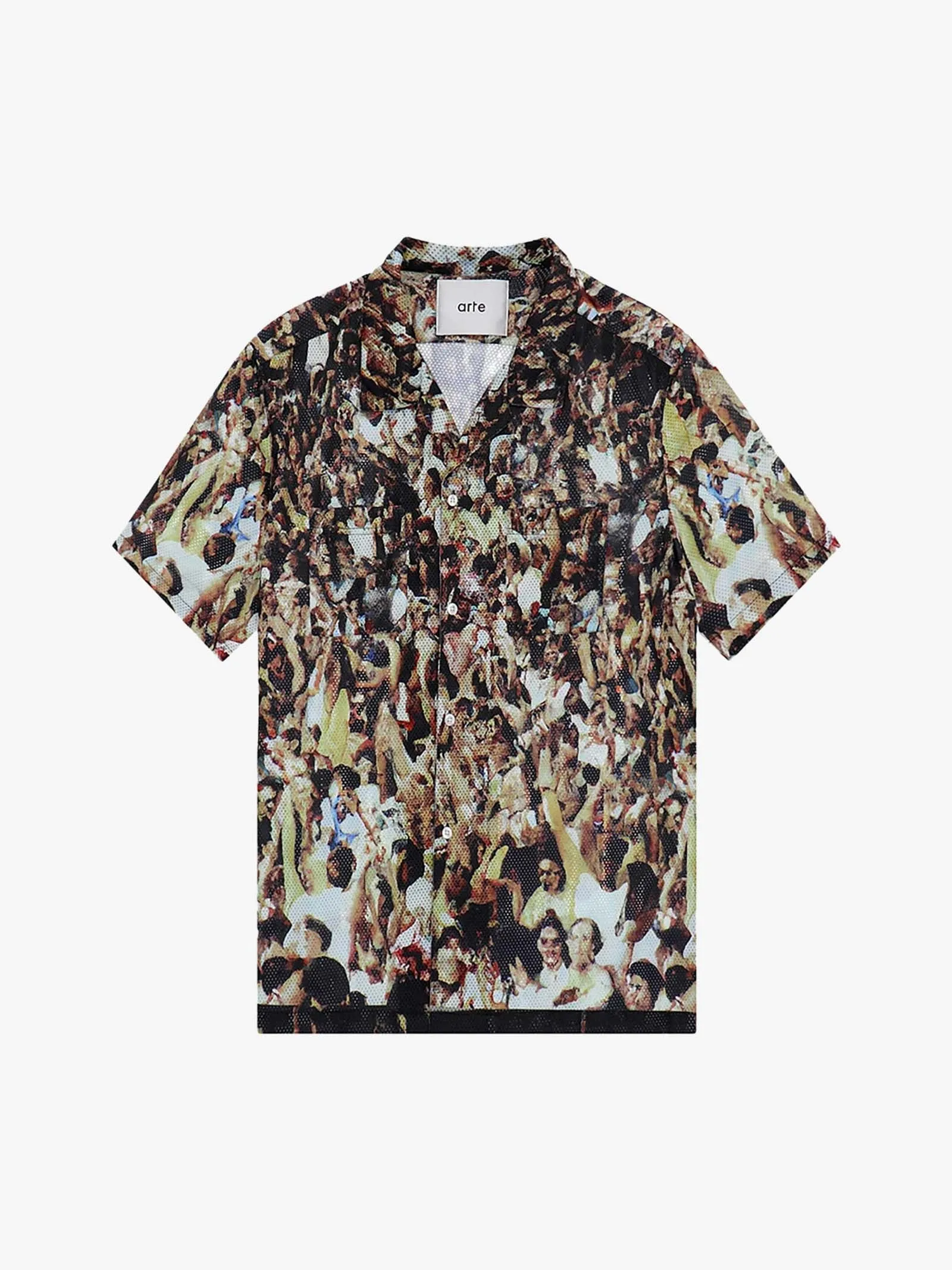 Camicia Scottie Mesh Shirt SS24-120S uomo multicolor