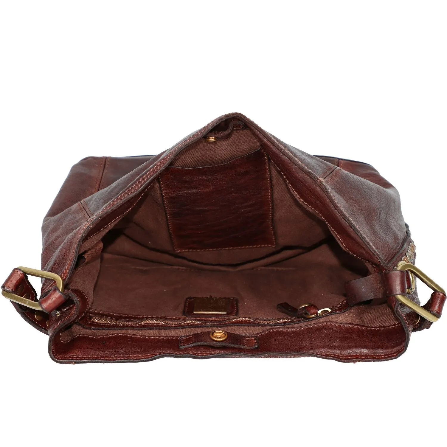 Campomaggi Borsa a tracolla in pelle 30 cm