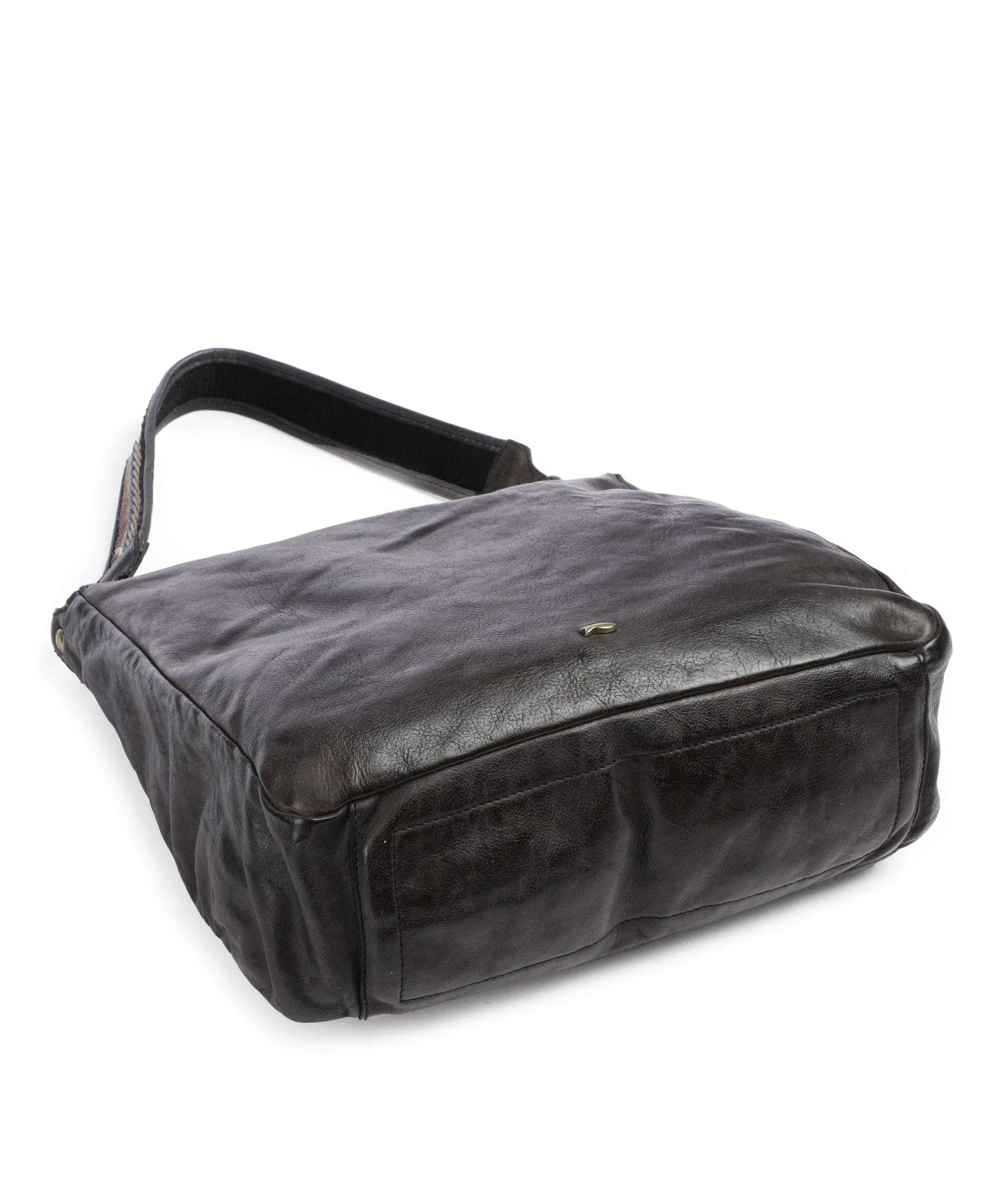  Campomaggi Borsa hobo pelle di vacchetta finemente grana grigio scuro  
