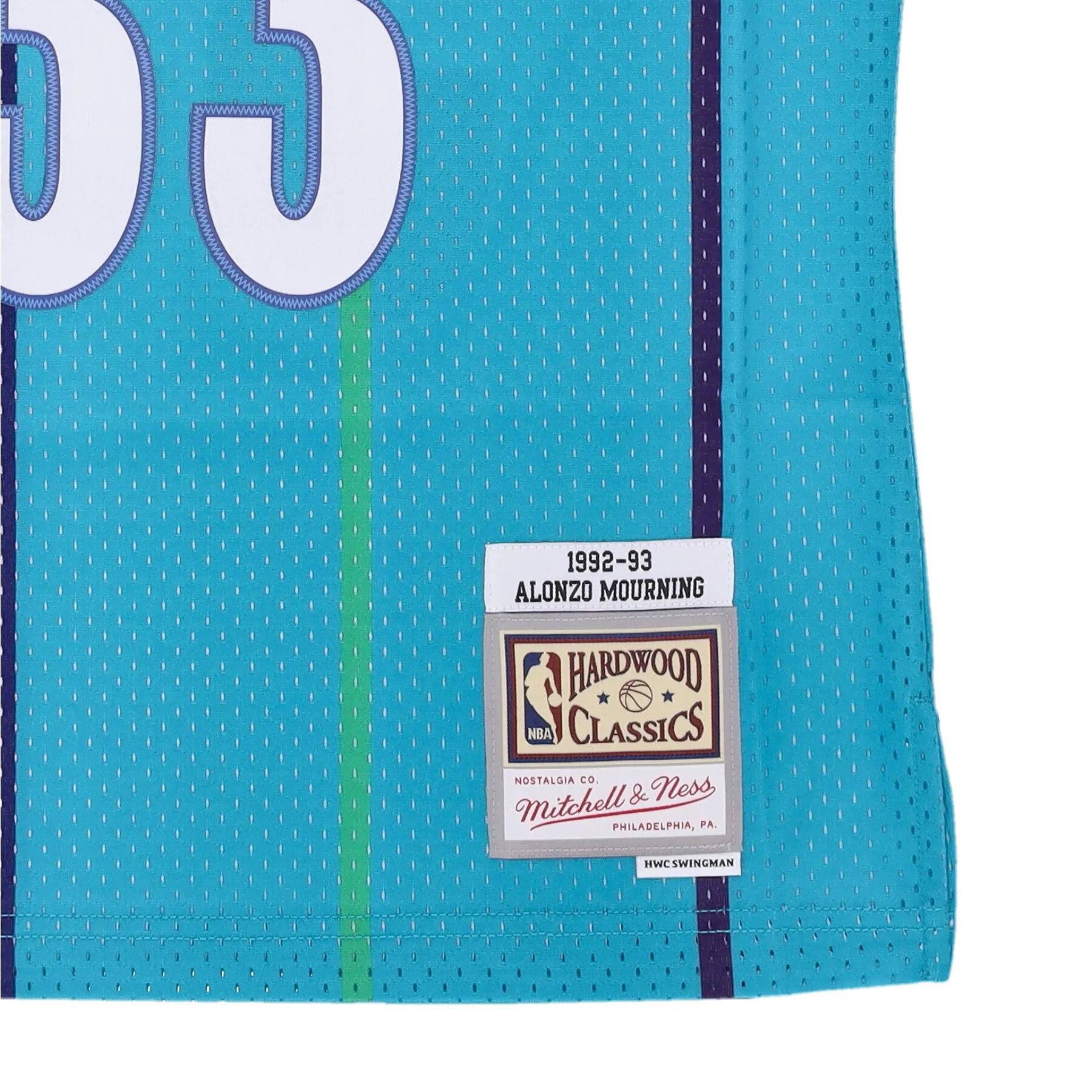 Canotta Basket Uomo Nba Swingman Jersey No 33 Alonzo Mourning Chahor Original Team Colors