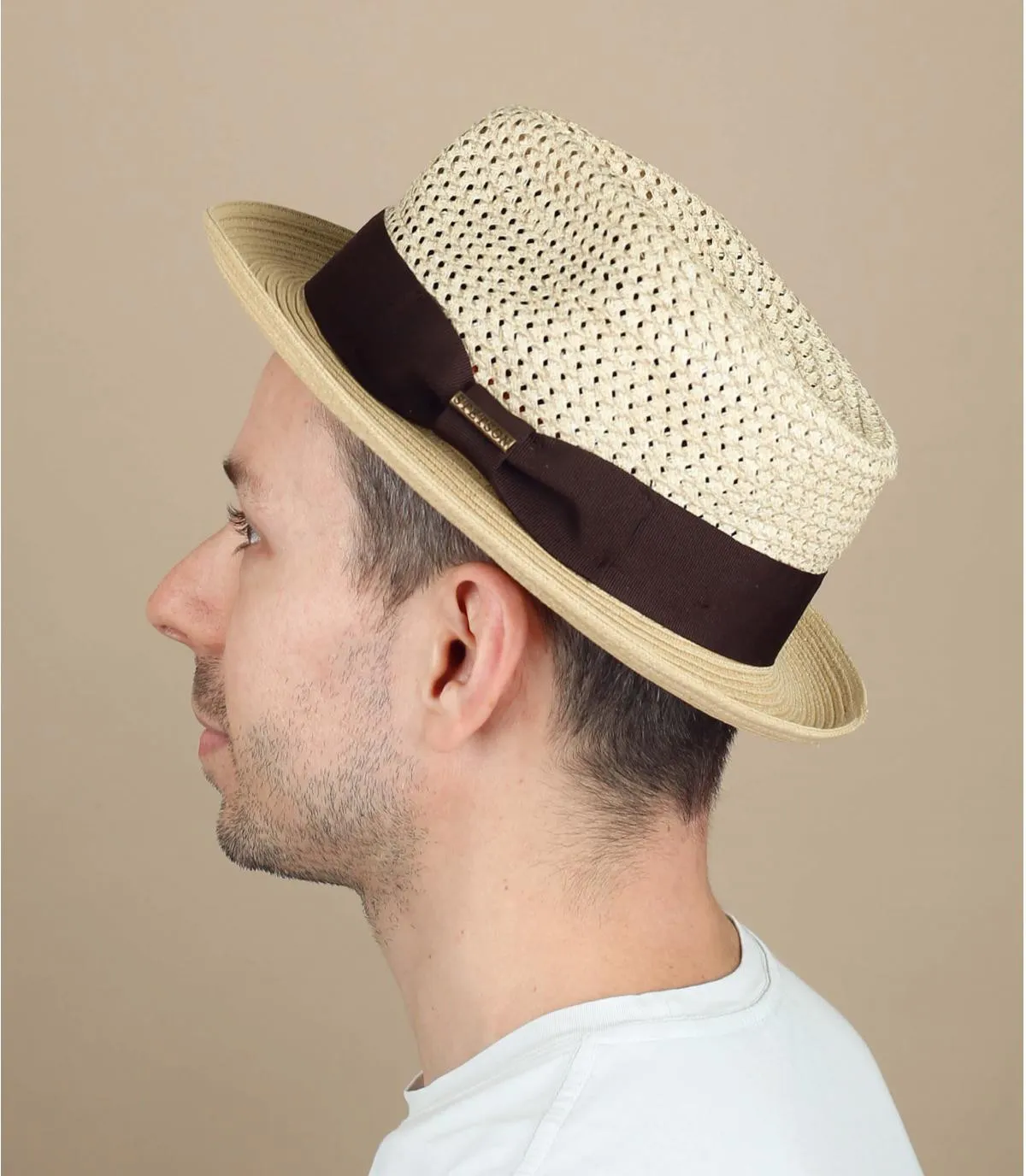   cappello di paglia Stetson     Player Cotton Toyo natural     