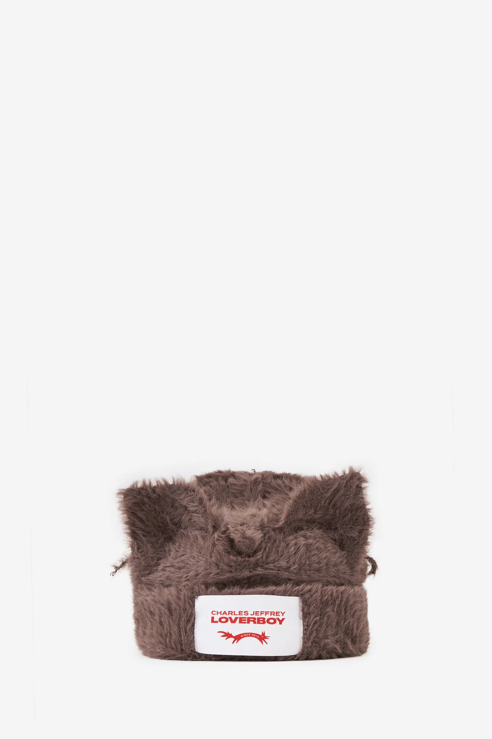 Cappello FLUFFY CHUNKY EARS in cotone marrone