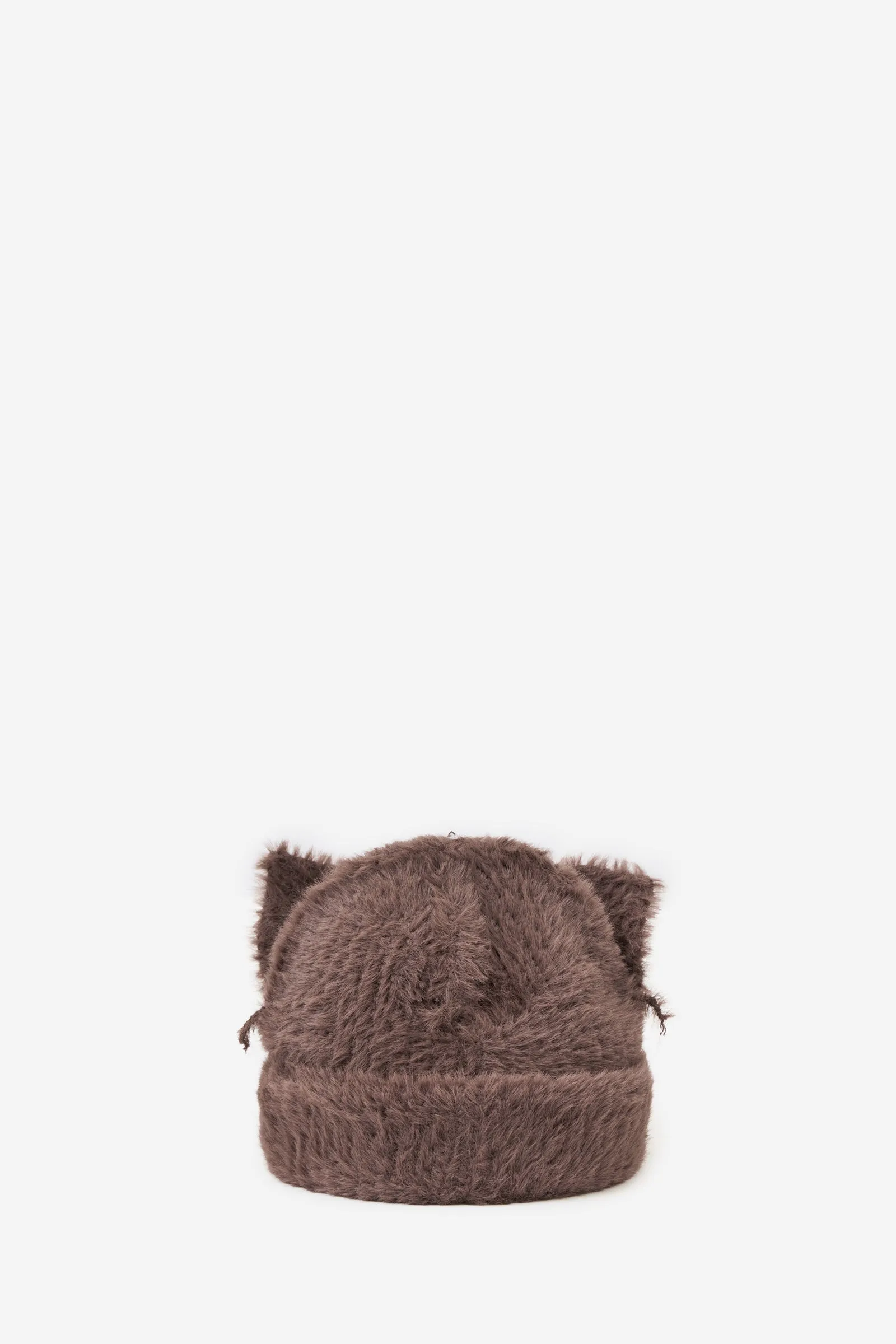 Cappello FLUFFY CHUNKY EARS in cotone marrone