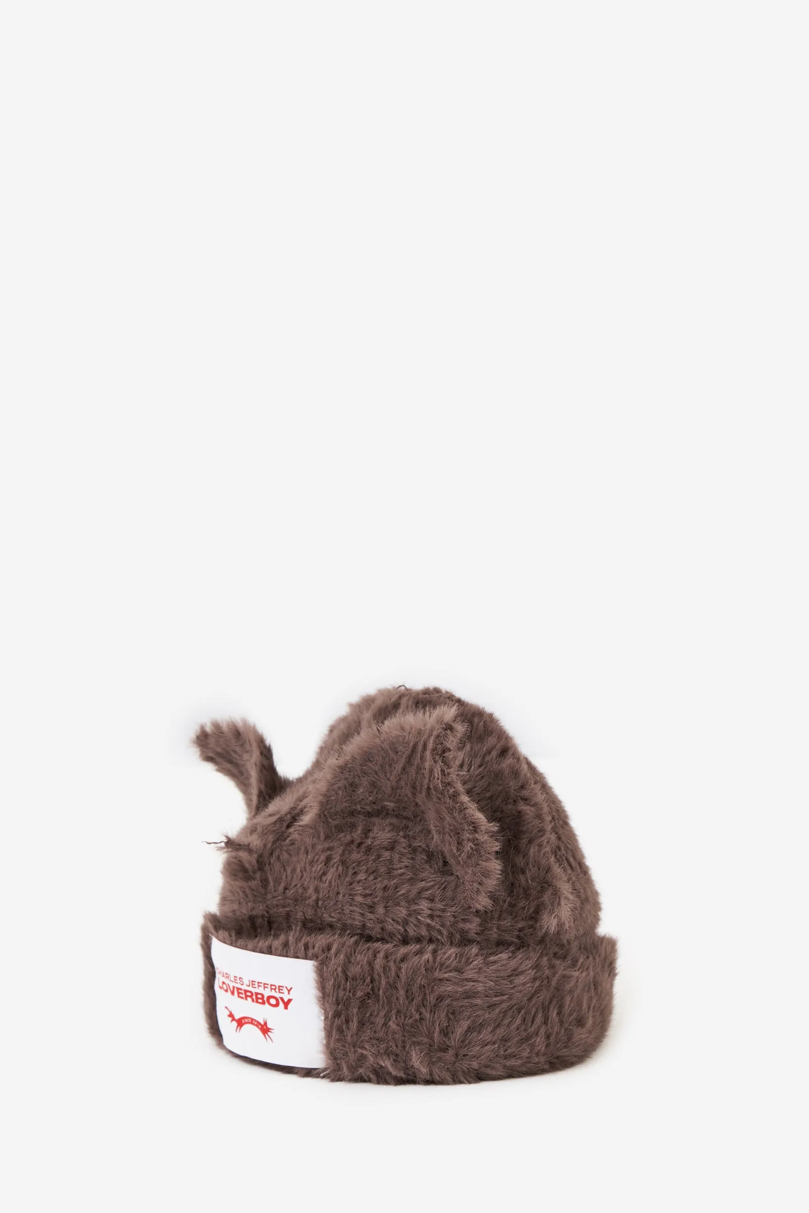 Cappello FLUFFY CHUNKY EARS in cotone marrone