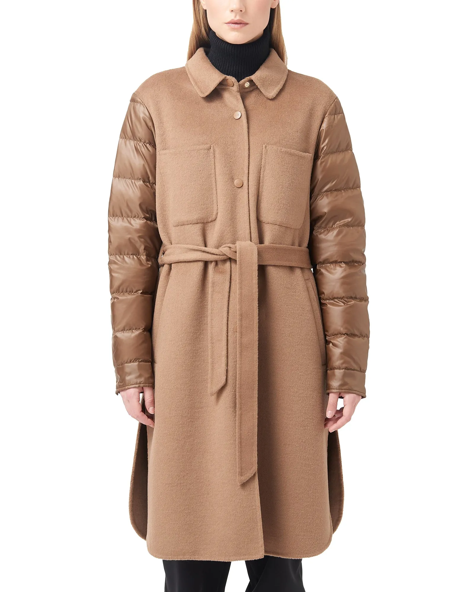 Cappotto Double Down Coat cammello