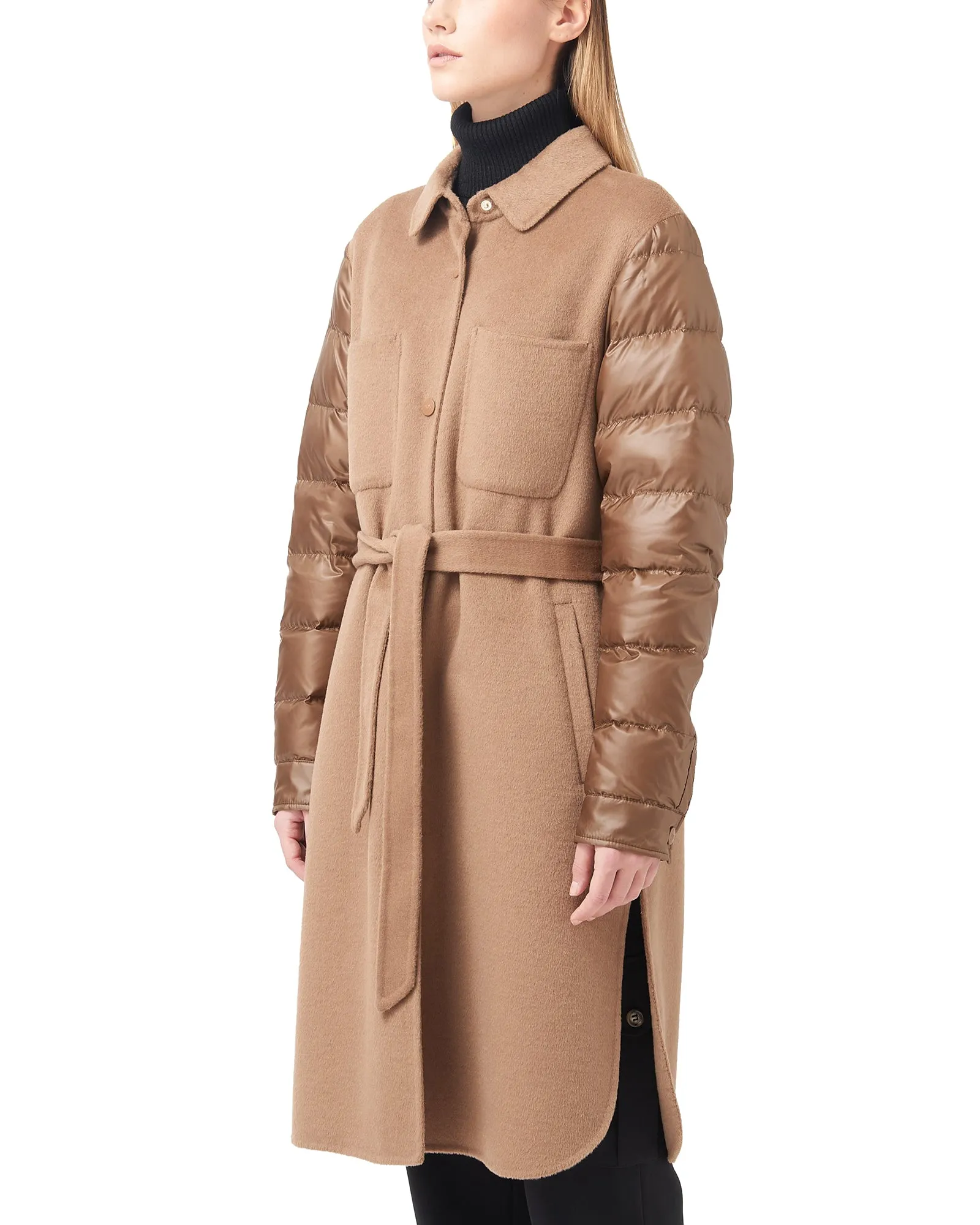 Cappotto Double Down Coat cammello