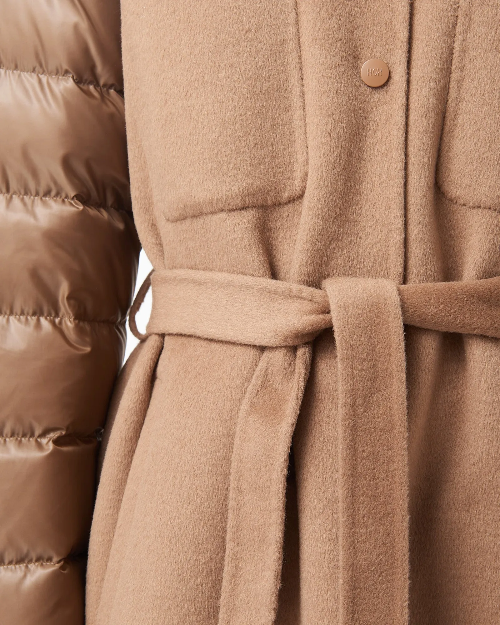 Cappotto Double Down Coat cammello