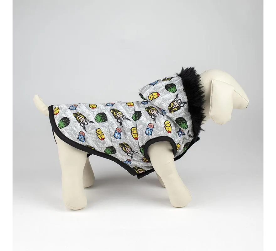 Cappotto imbottito per cani Avengers meraviglia