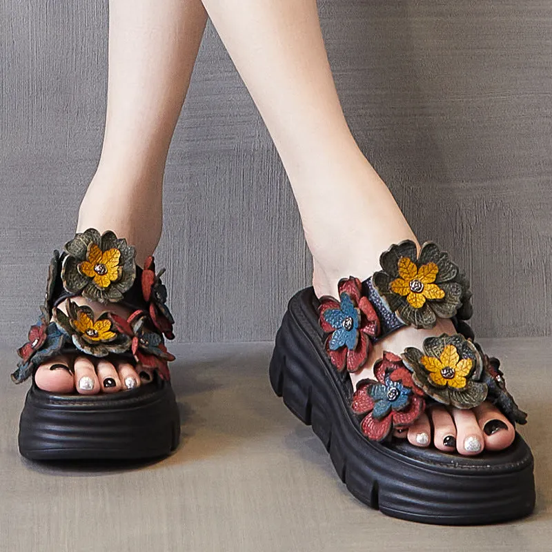 Ciabatte casual morbide in pelle da donna