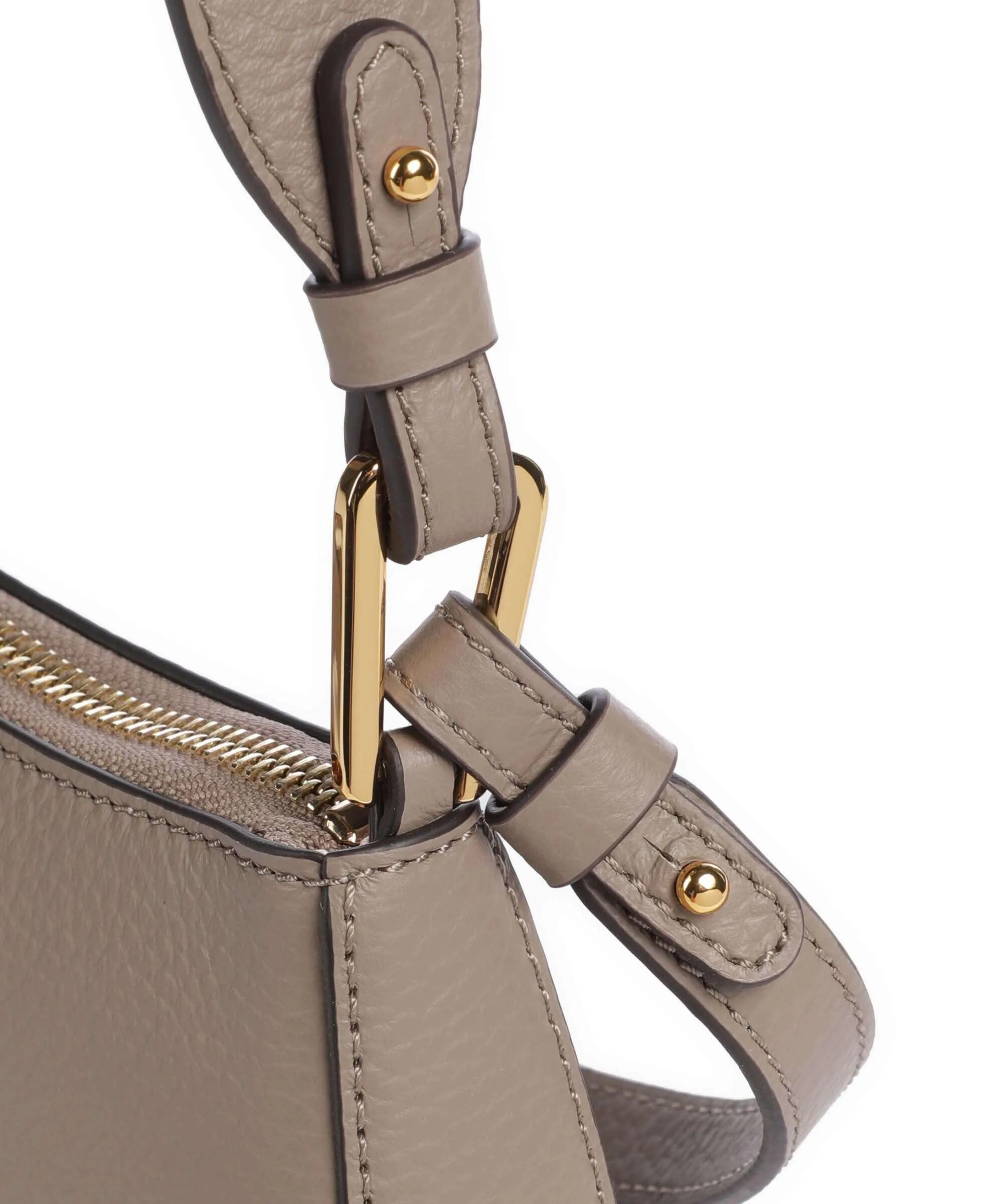  Coccinelle Merveille Borsa a spalla pelle granulata taupe  