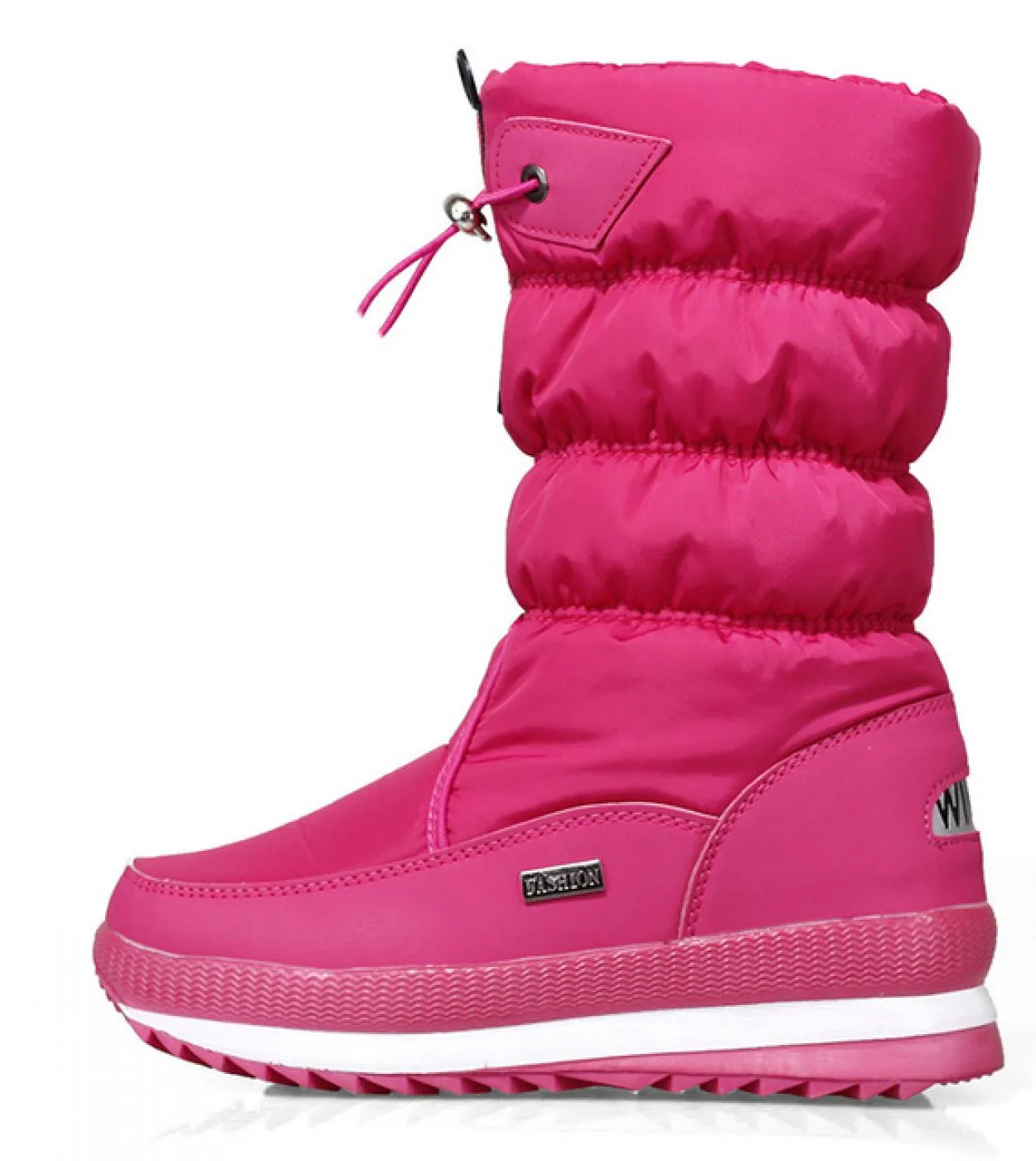 Comemore Women Red Snow Chunky Boots Platform Thick Plush Waterproof Non Slip Boot Fashion Woman Winter Shoes Warm Botas
